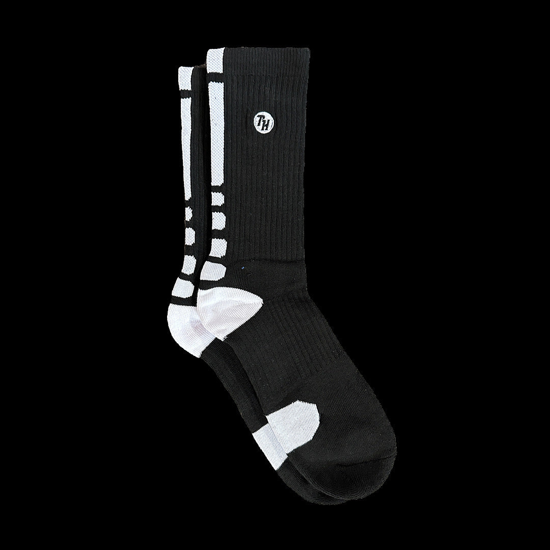 Thinking Hoops Game Day Socks Black