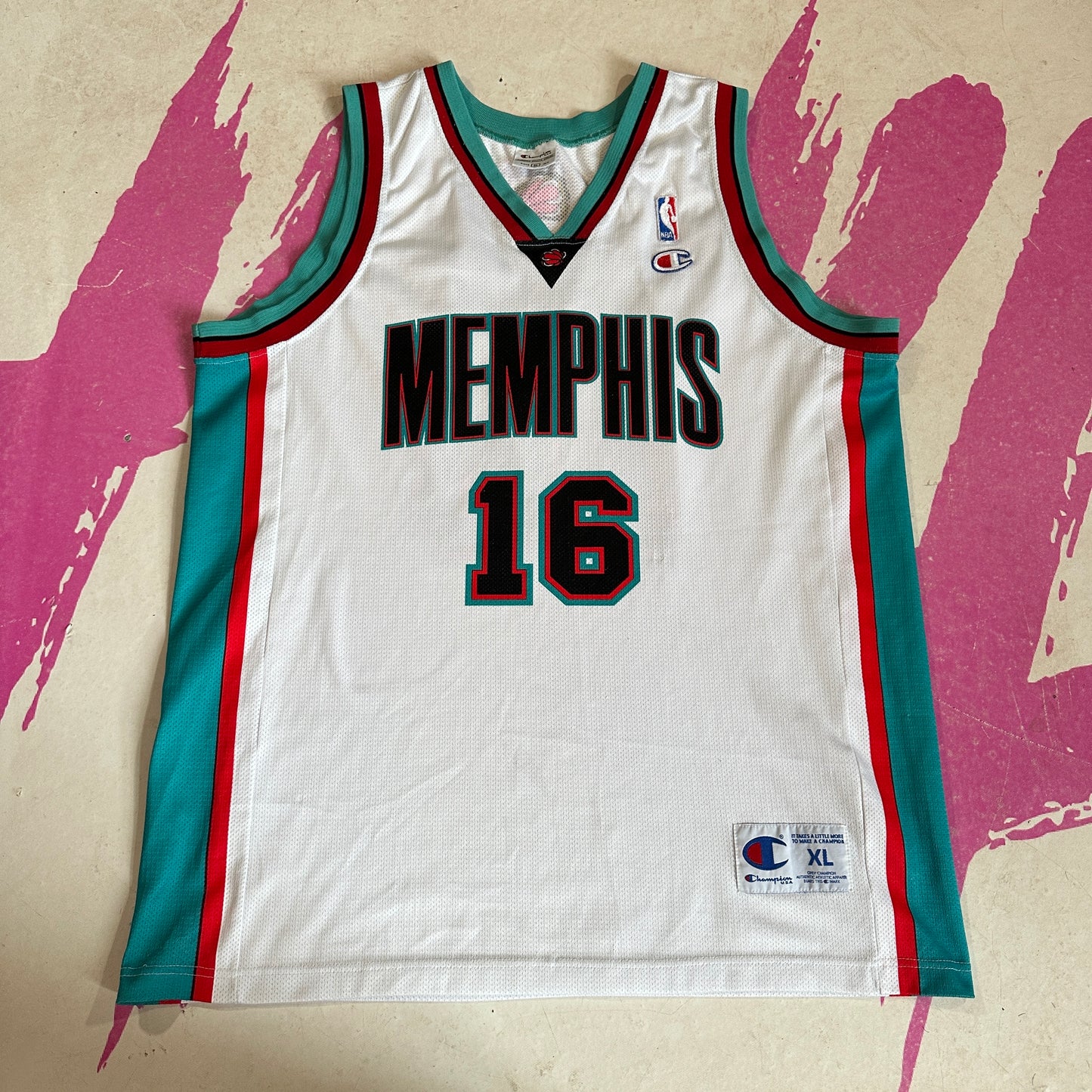 Pau Gasol Memphis Grizzlies Champion Jersey