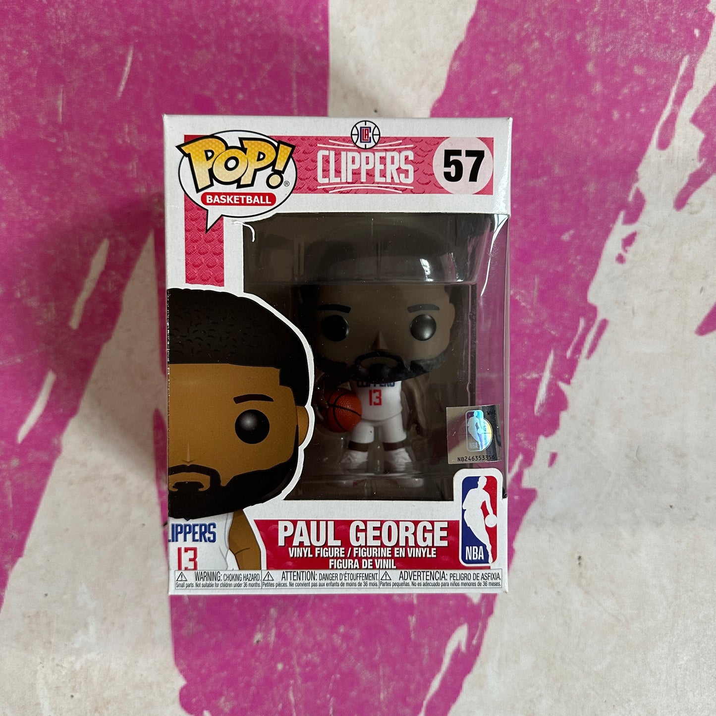Paul George LA Clippers No. 57 Funko Pop