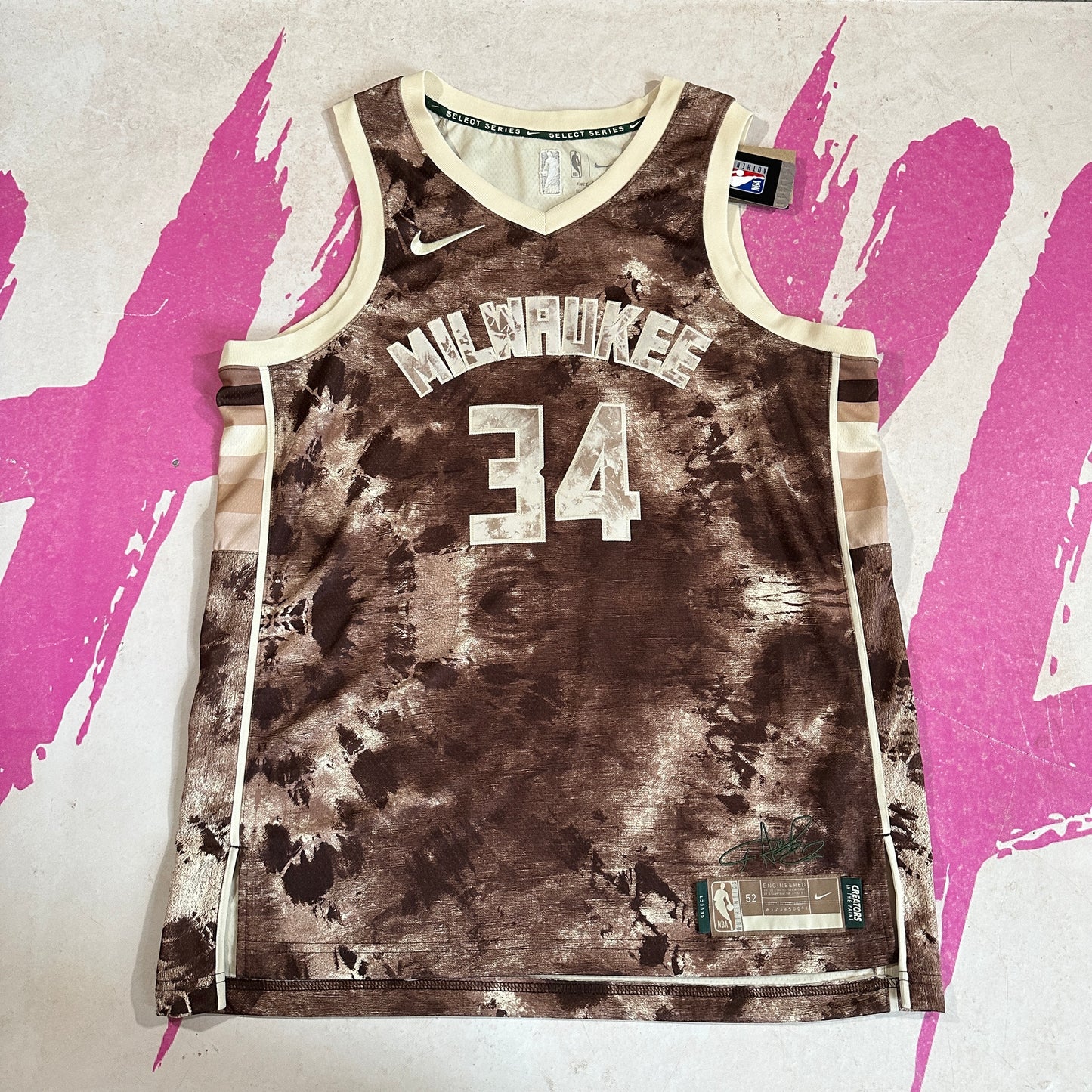 Giannis Antetokounmpo Milwaukee Bucks Select Series Nike Jersey