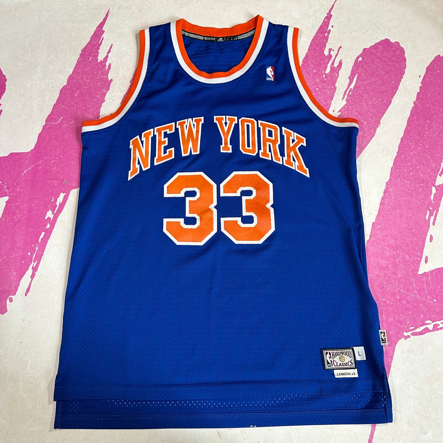 Patrick Ewing New York Knicks HWC Adidas Jersey