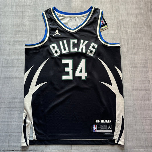 Giannis Antetokounmpo Milwaukee Bucks Statement Edition Nike Jersey