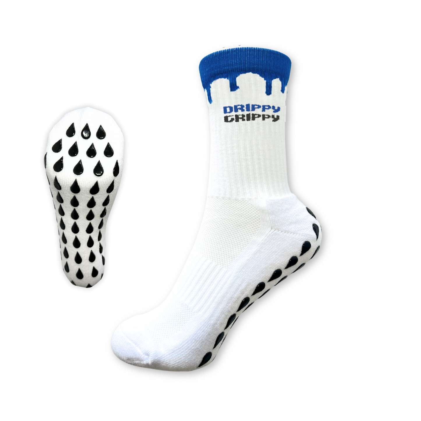 Drippy Grippy “Blue Berry” Performance Socks