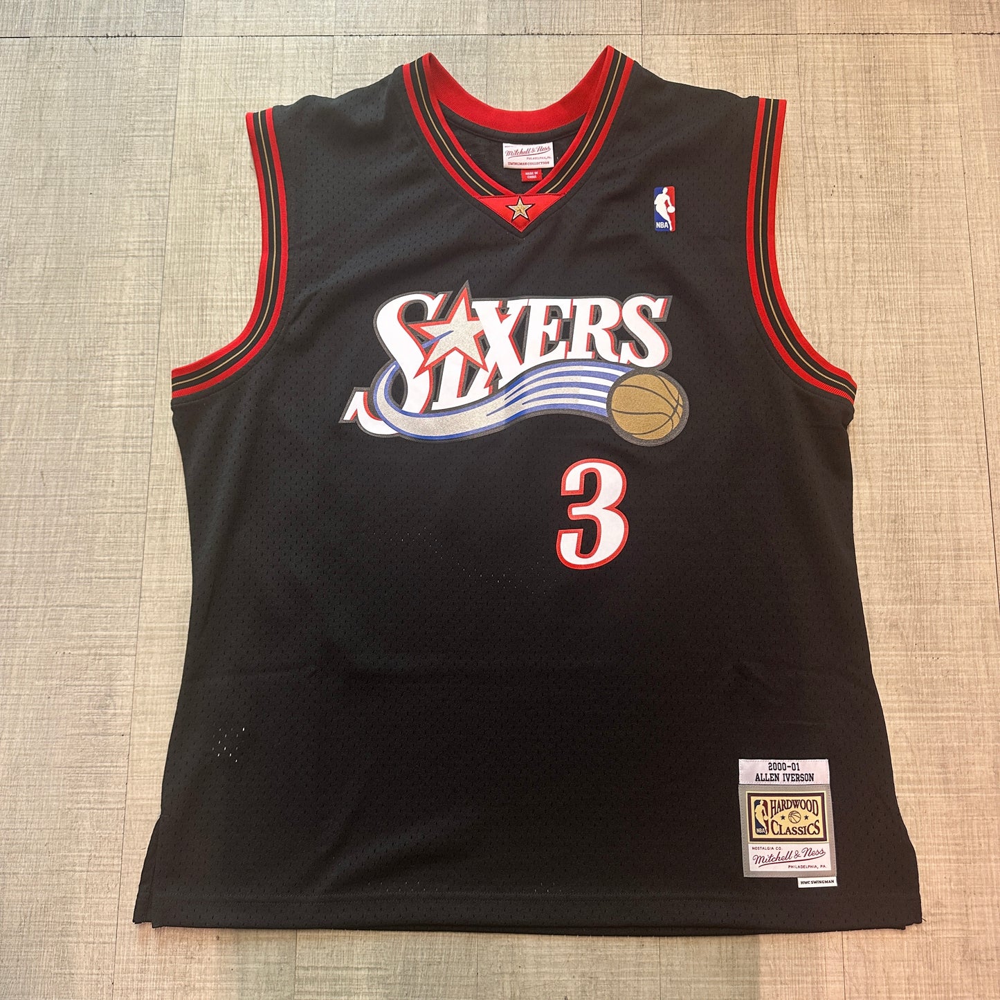 Allen Iverson Philadelphia 76ers 00-01 Mitchell & Ness Jersey