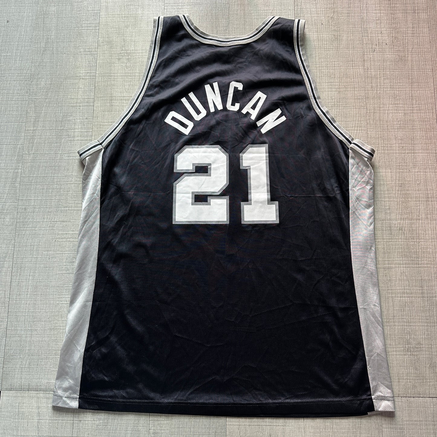Tim Duncan San Antonio Spurs Champion Jersey