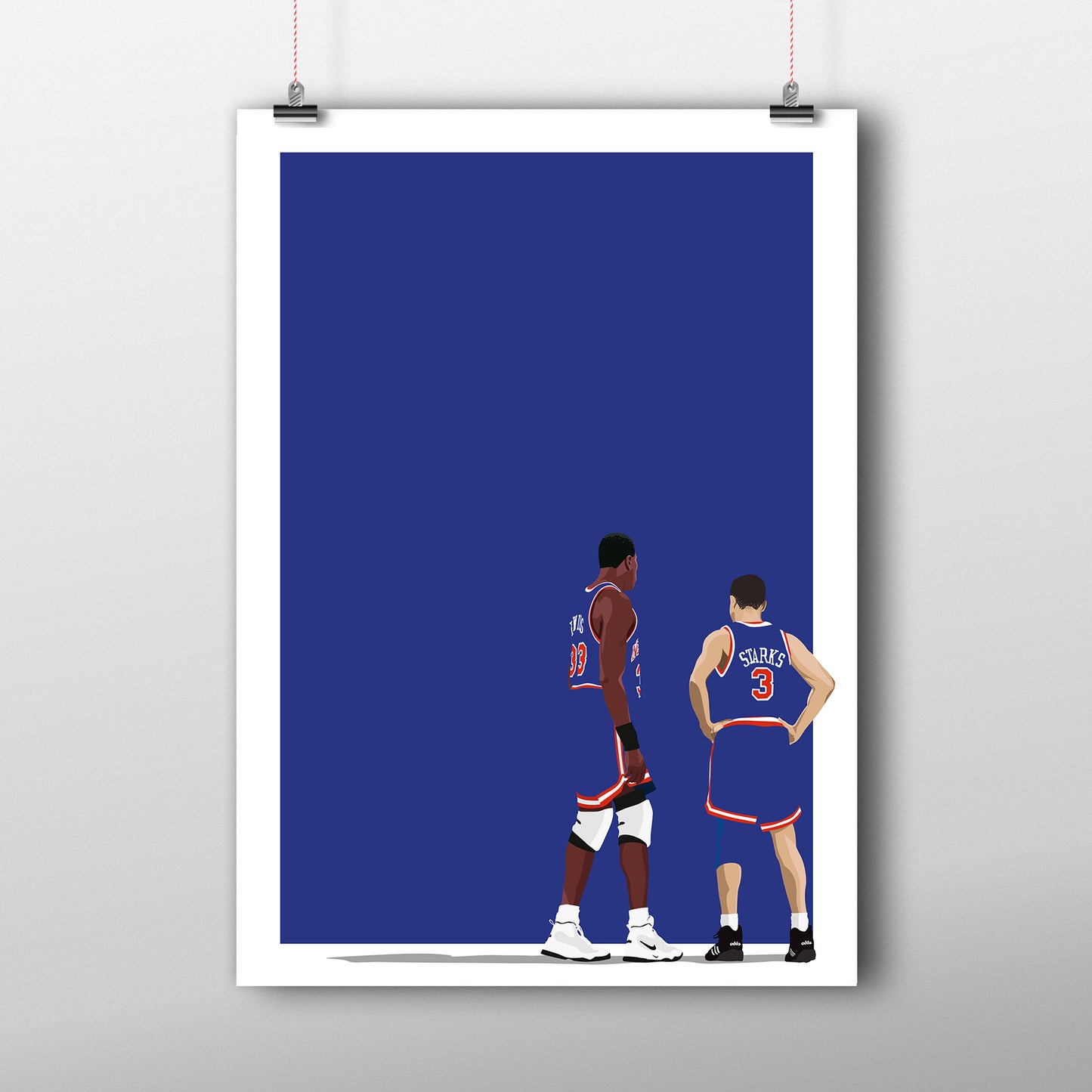 New York Knicks Duo dbl.drbbl A3 Graphic Print