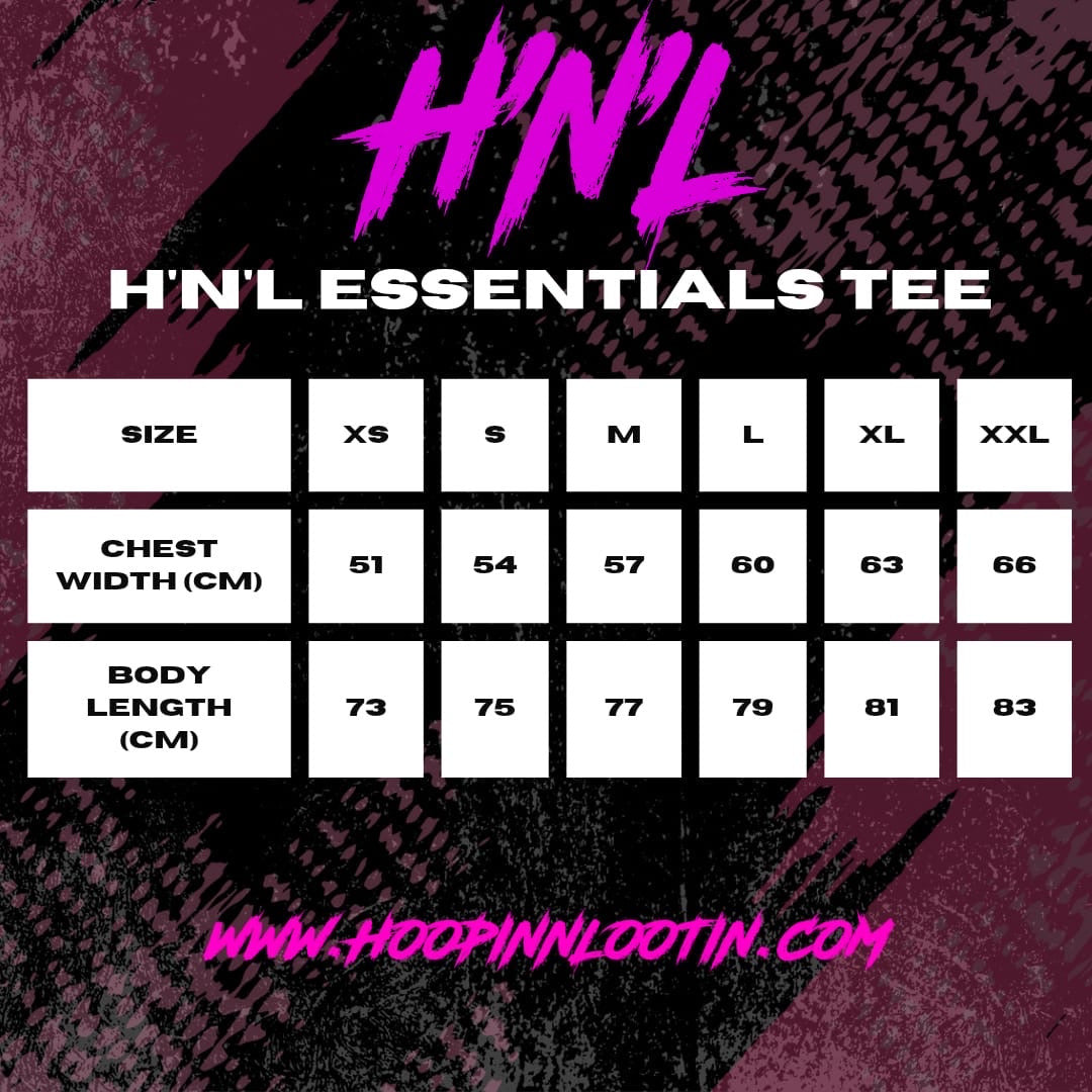H’n’L Heavy Oversized Leopard Logo Tee Black