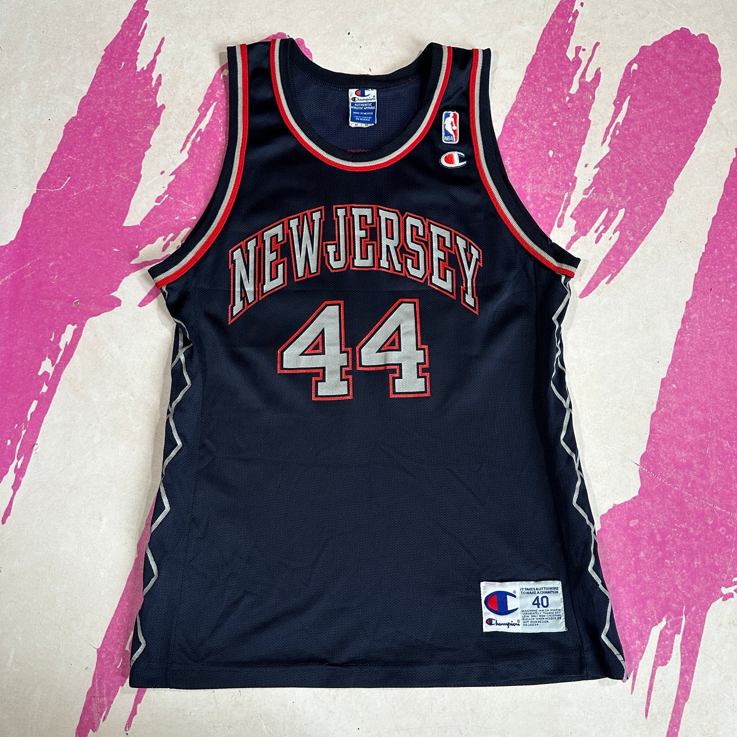 Keith Van Horn New Jersey Nets Champion Jersey