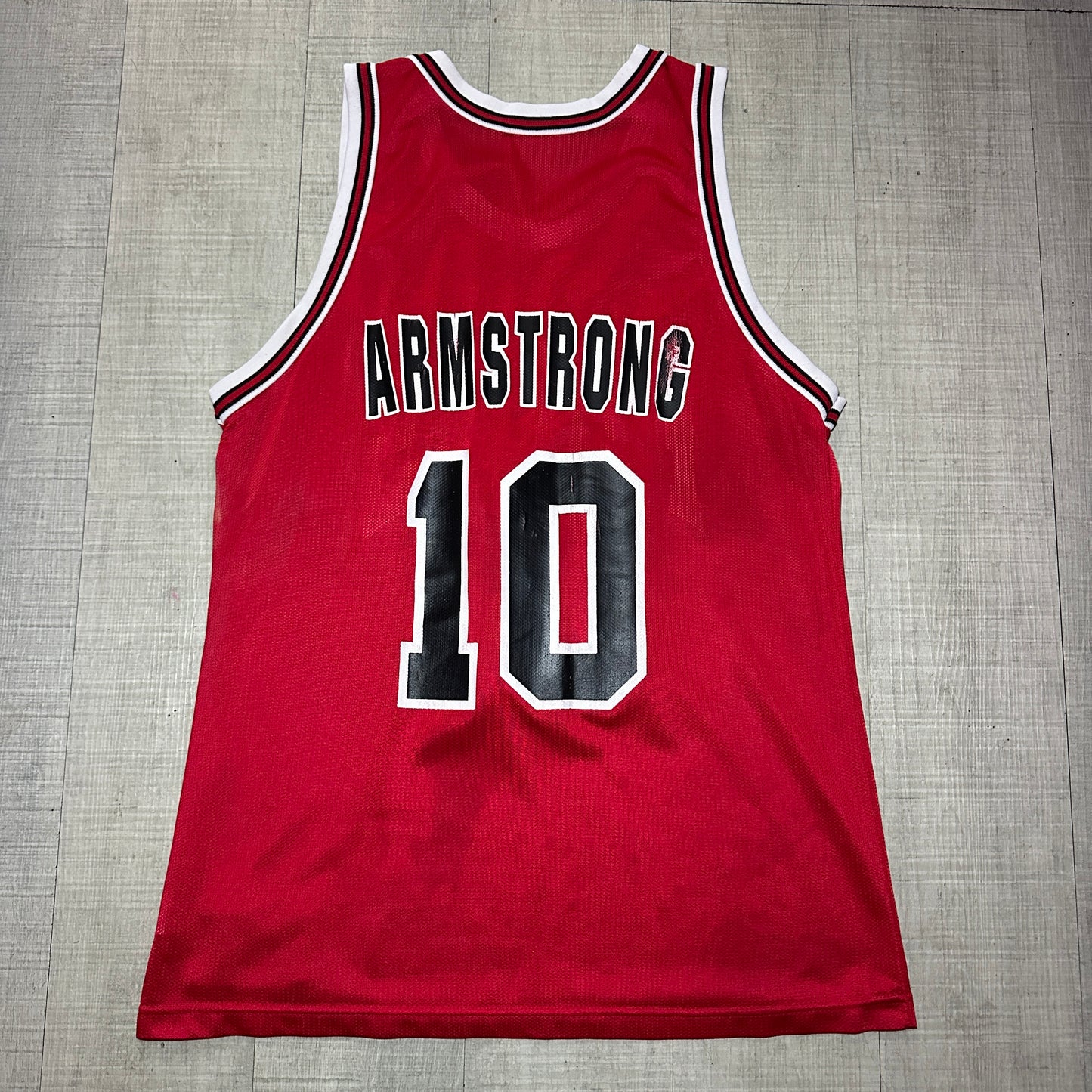 BJ Armstrong Chicago Bulls Champion Jersey