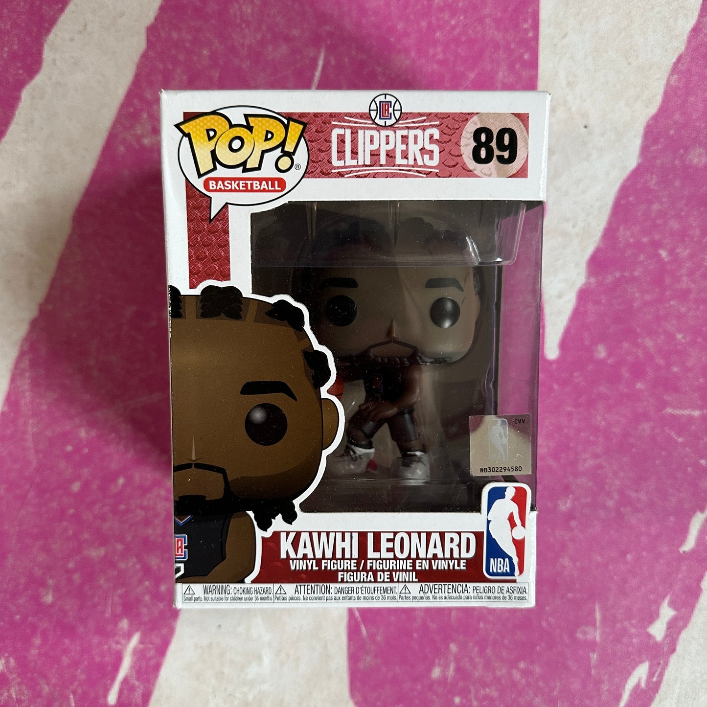 Kawhi Leonard LA Clippers No. 89 Funko Pop