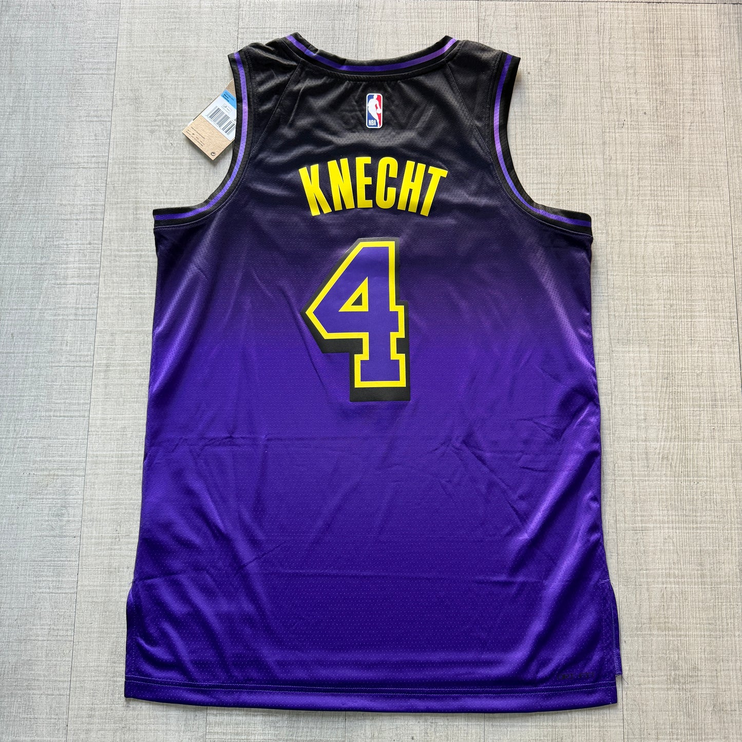 Dalton Knecht LA Lakers City Edition Nike Jersey