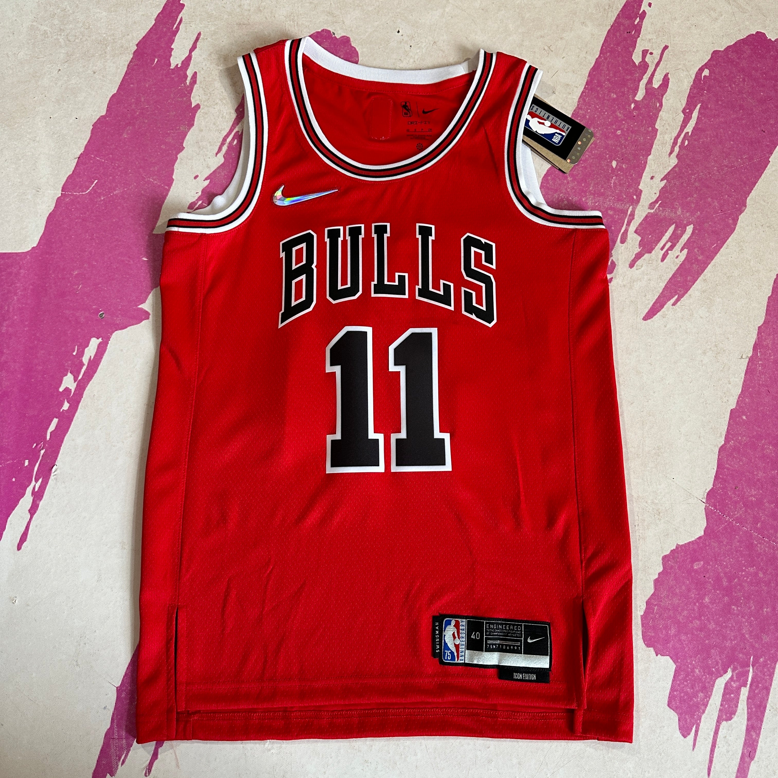 Zach Lavine Chicago Bulls 75th Anniversary Icon Edition Nike