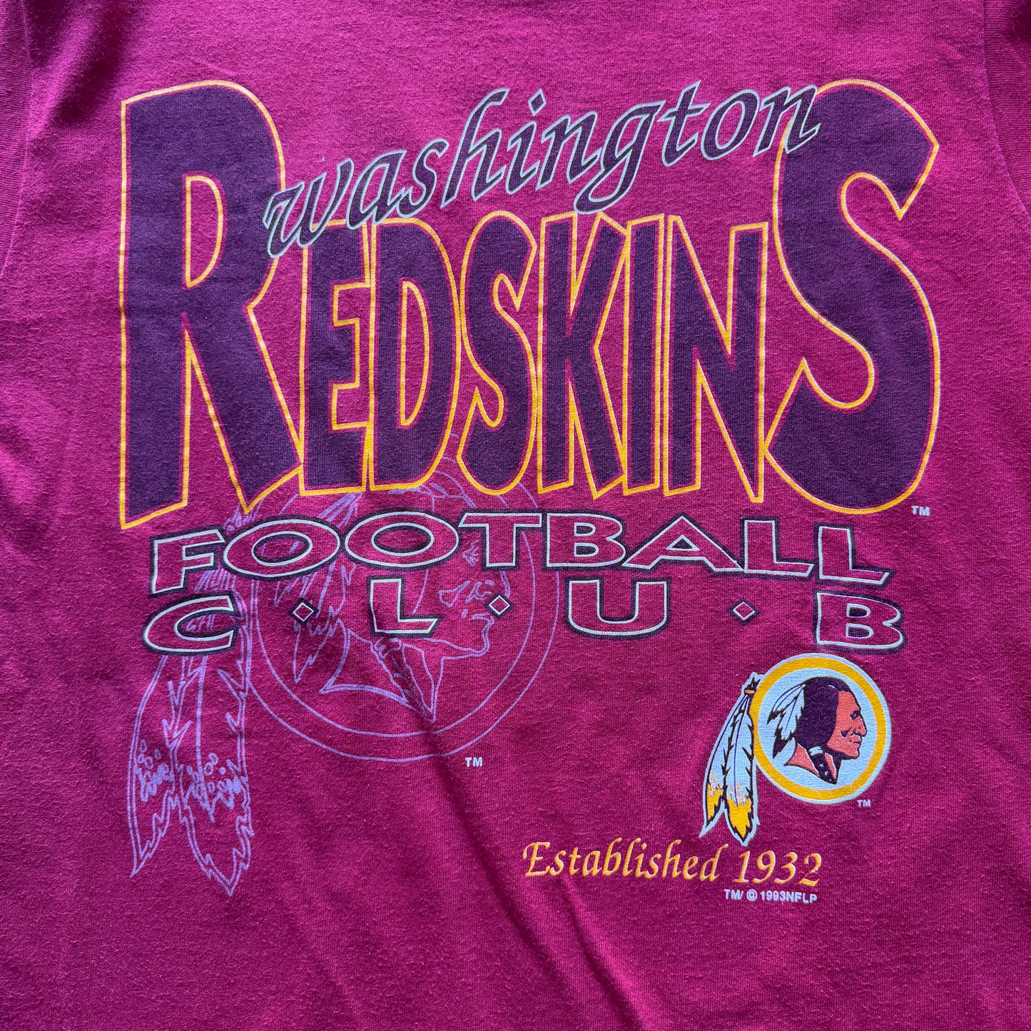 Washington Redskins NFL Salem Sportswear Tee