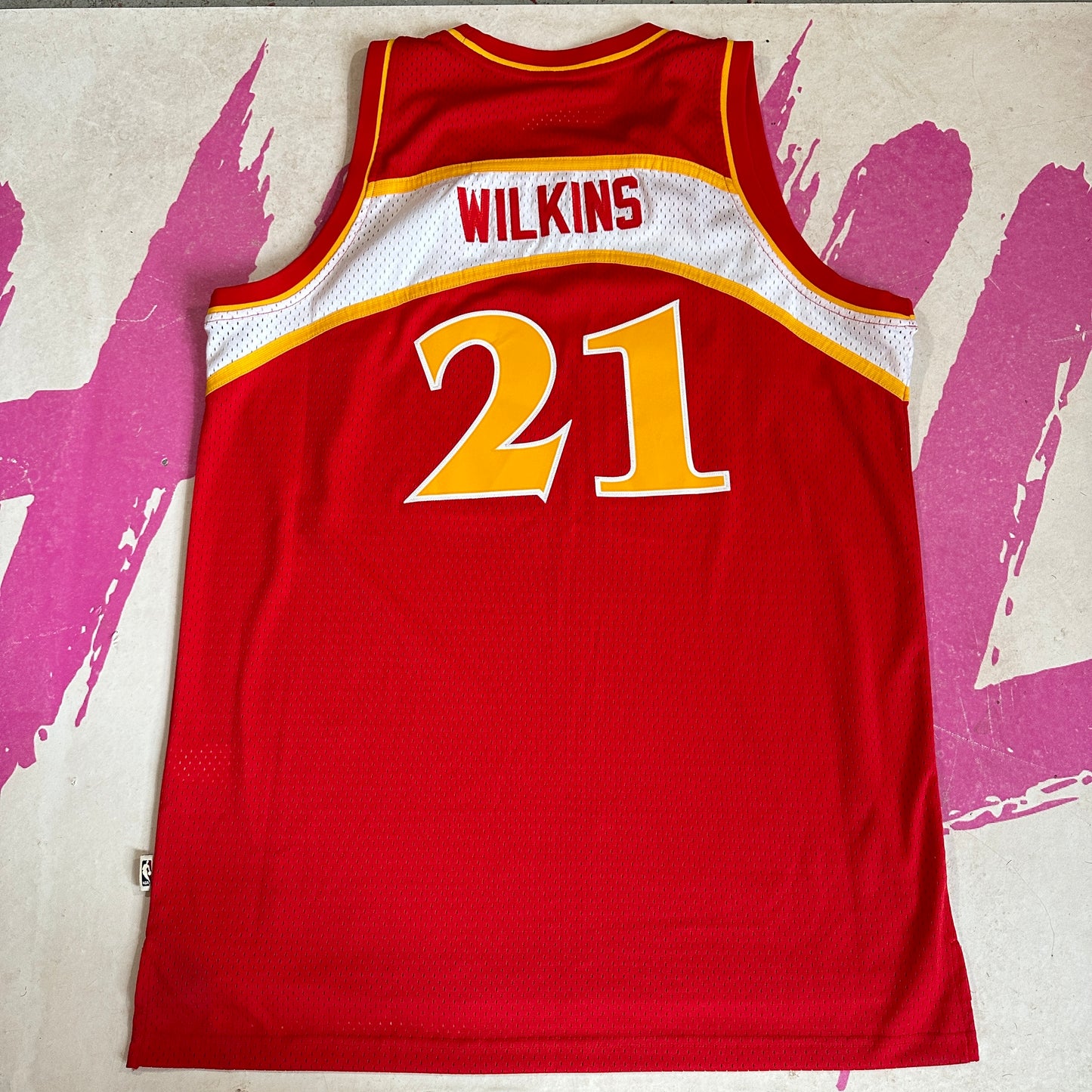 Dominique Wilkins Atlanta Hawks HWC Adidas Jersey