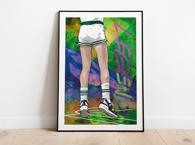 Larry Bird A3 LaurzDrawz Graphic Print