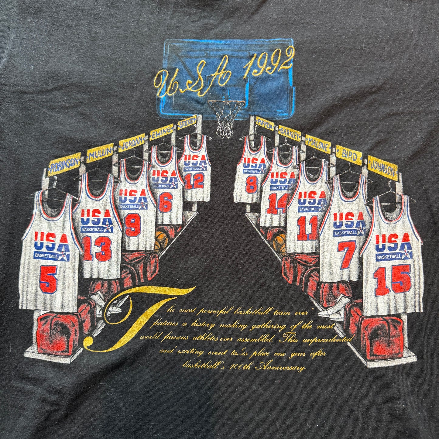 USA 1992 Olympic Dream Team Nutmeg Tee