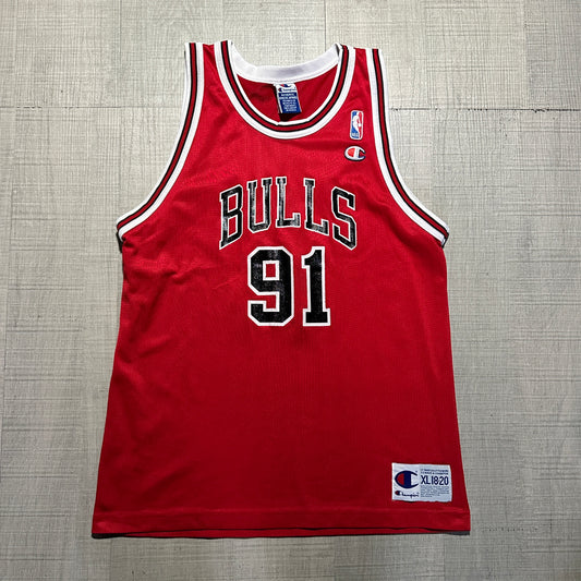 Dennis Rodman Chicago Bulls Kids Champion Jersey
