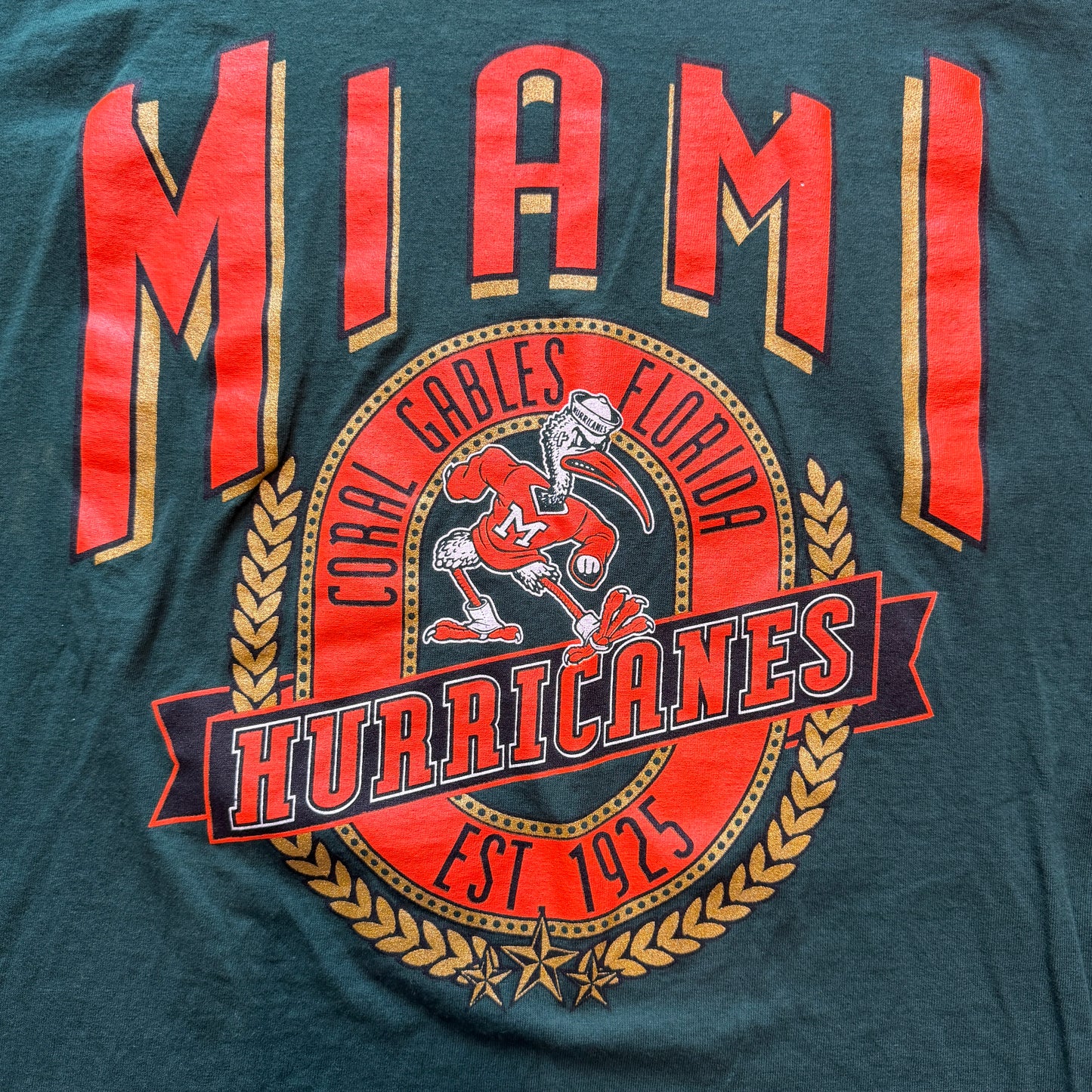 Miami Hurricanes NCAA Nutmeg Tee