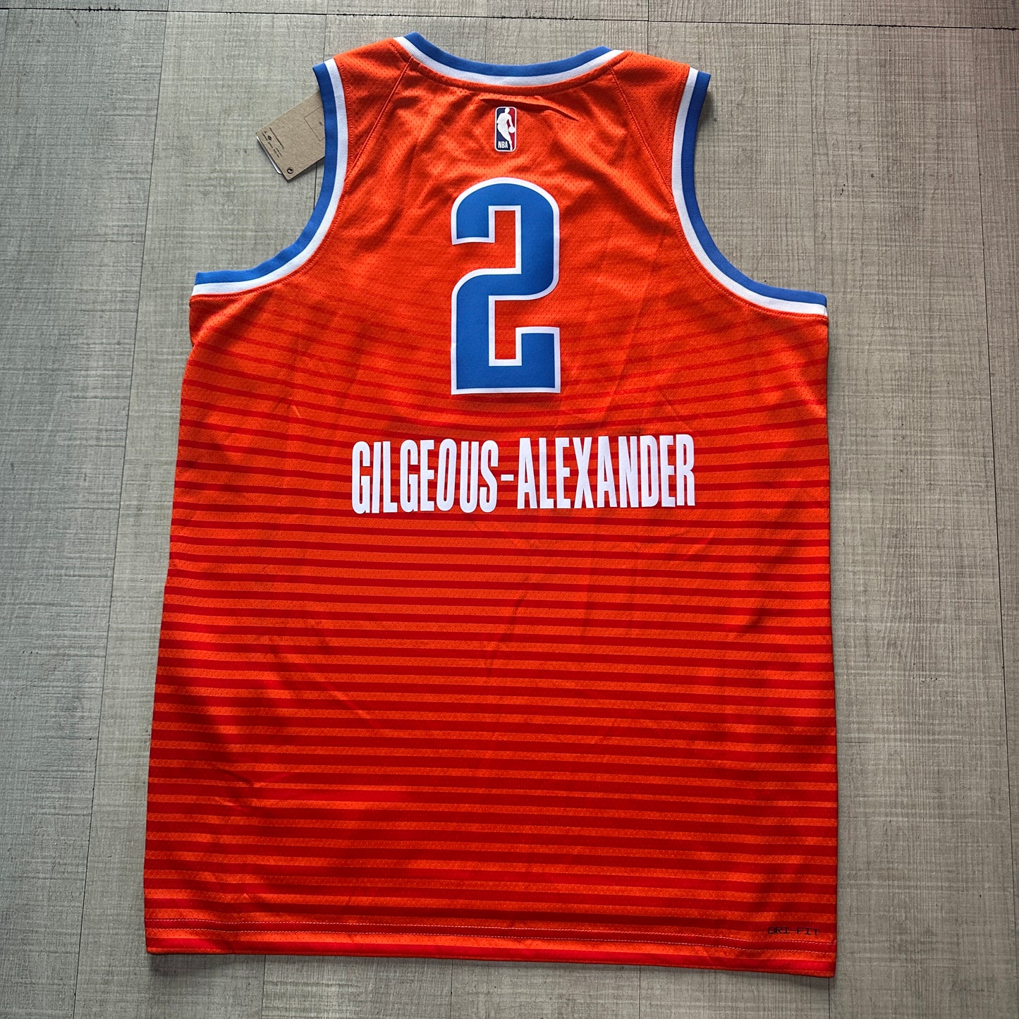 Shai Gilgeous-Alexander Oklahoma City Thunder Statement Edition Nike Jersey