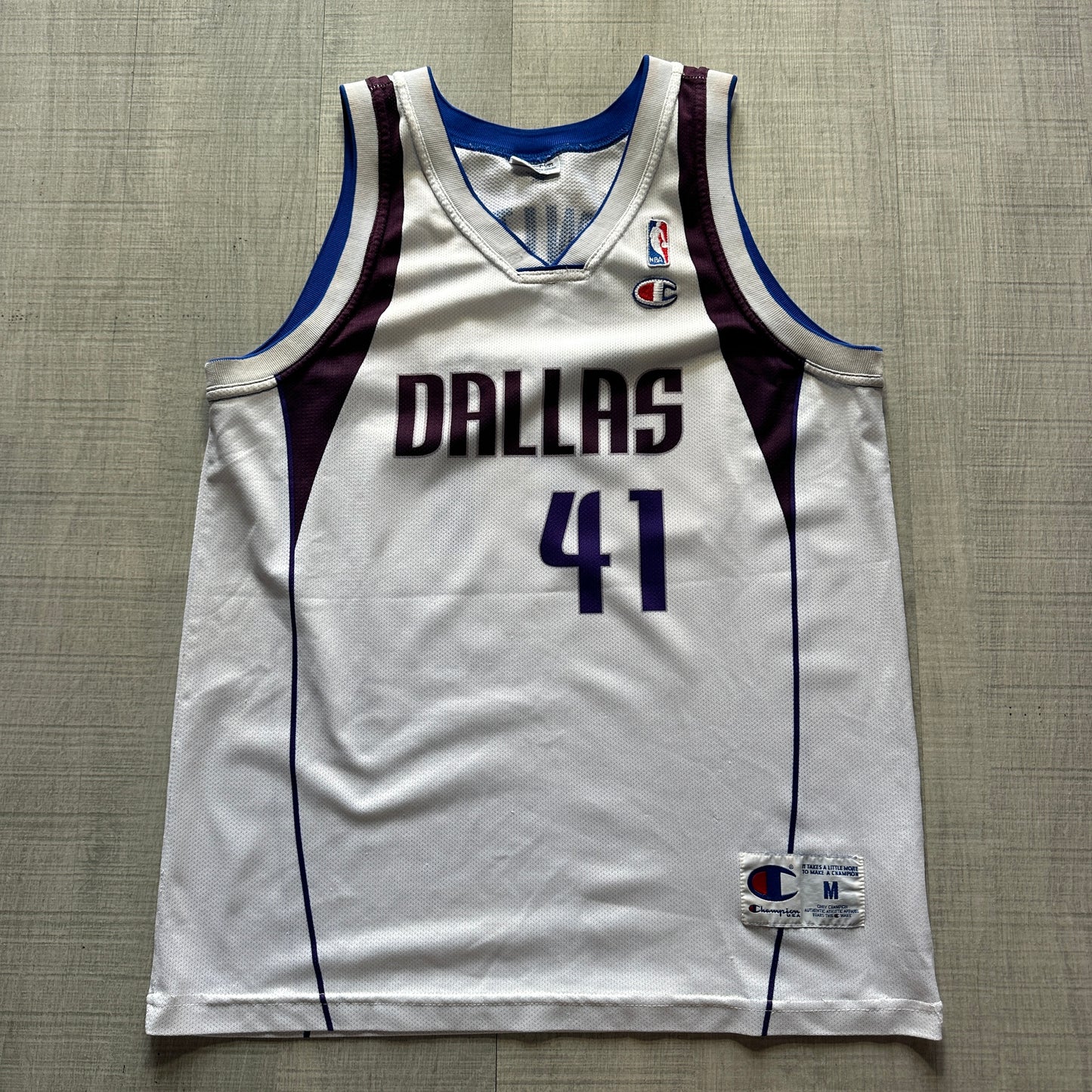 Dirk Nowitzki Dallas Mavericks Champion Jersey