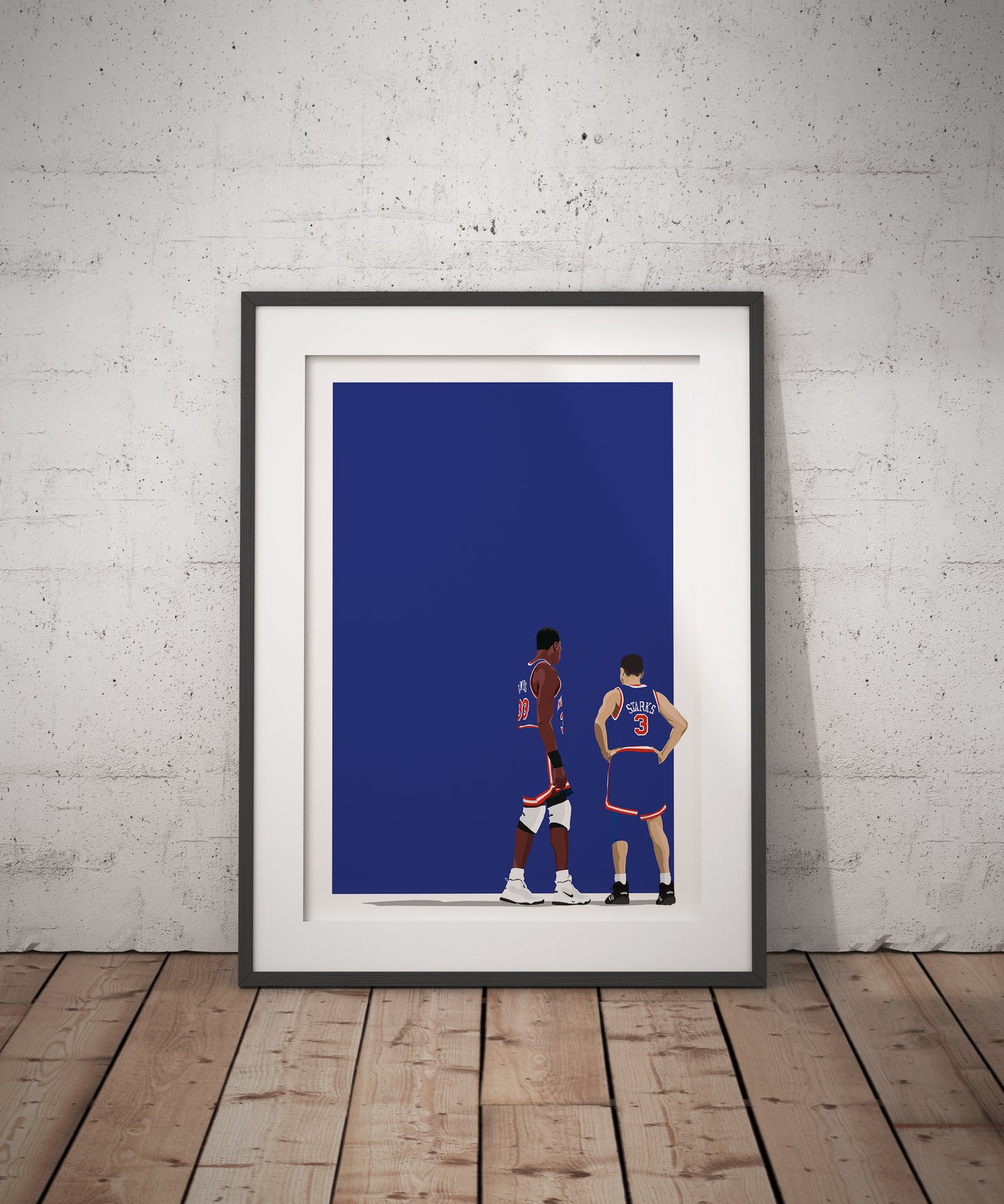 New York Knicks Duo dbl.drbbl A3 Graphic Print