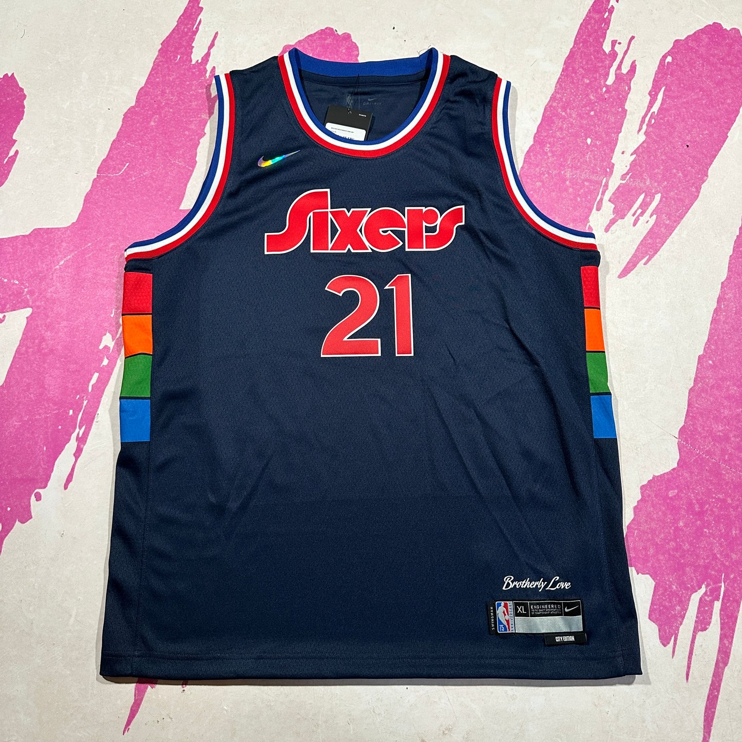 Joel Embiid Philadelphia 76ers Nike Kids Jersey