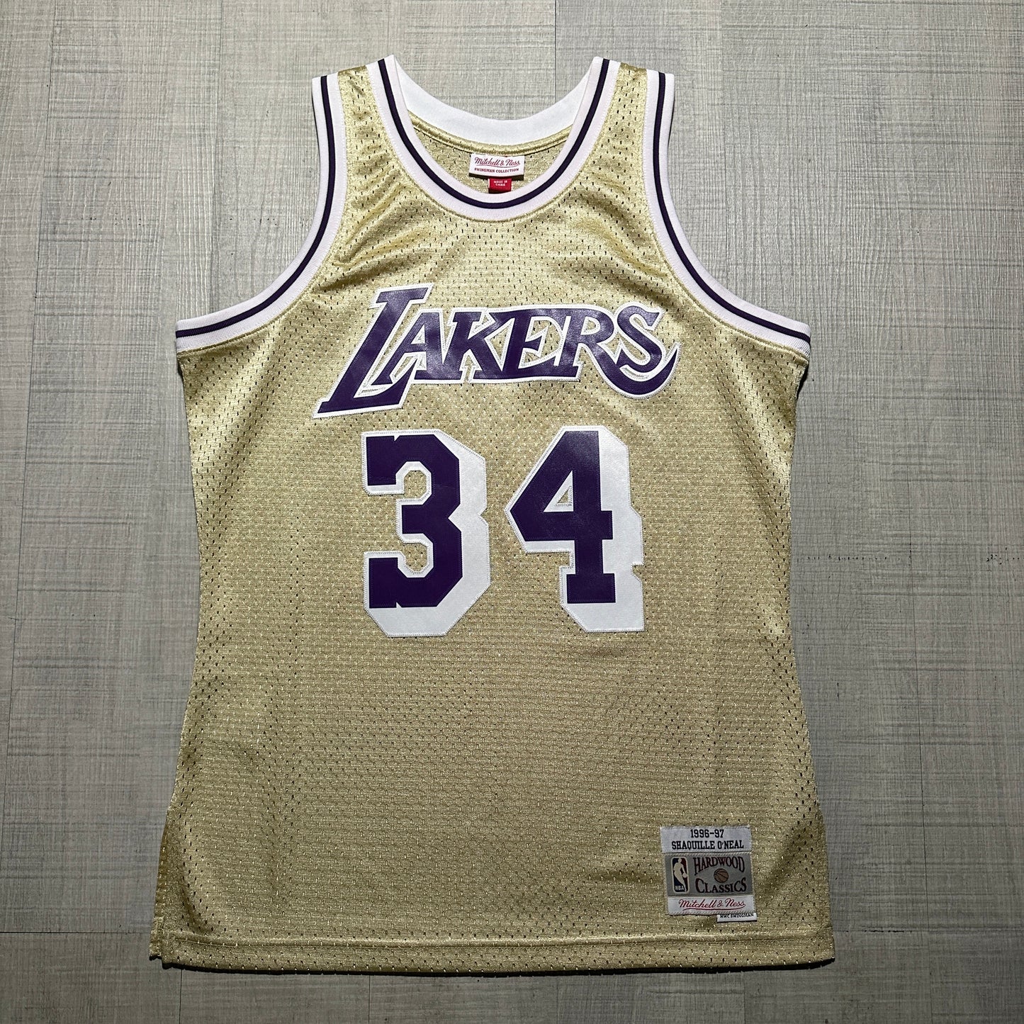 Shaquille O’Neal LA Lakers 96-97 Mitchell & Ness Jersey