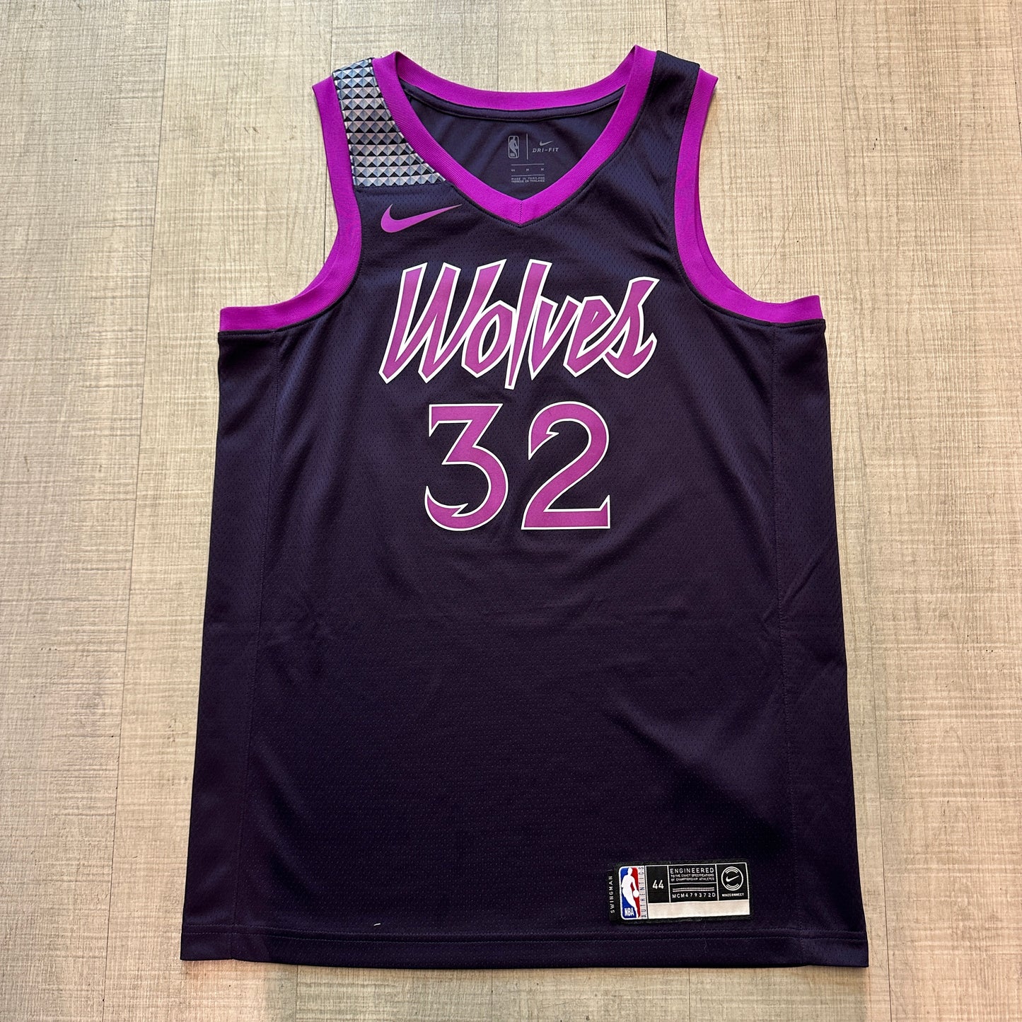 Karl Anthony Towns Minnesota Timberwolves City Edition Nike Jersey