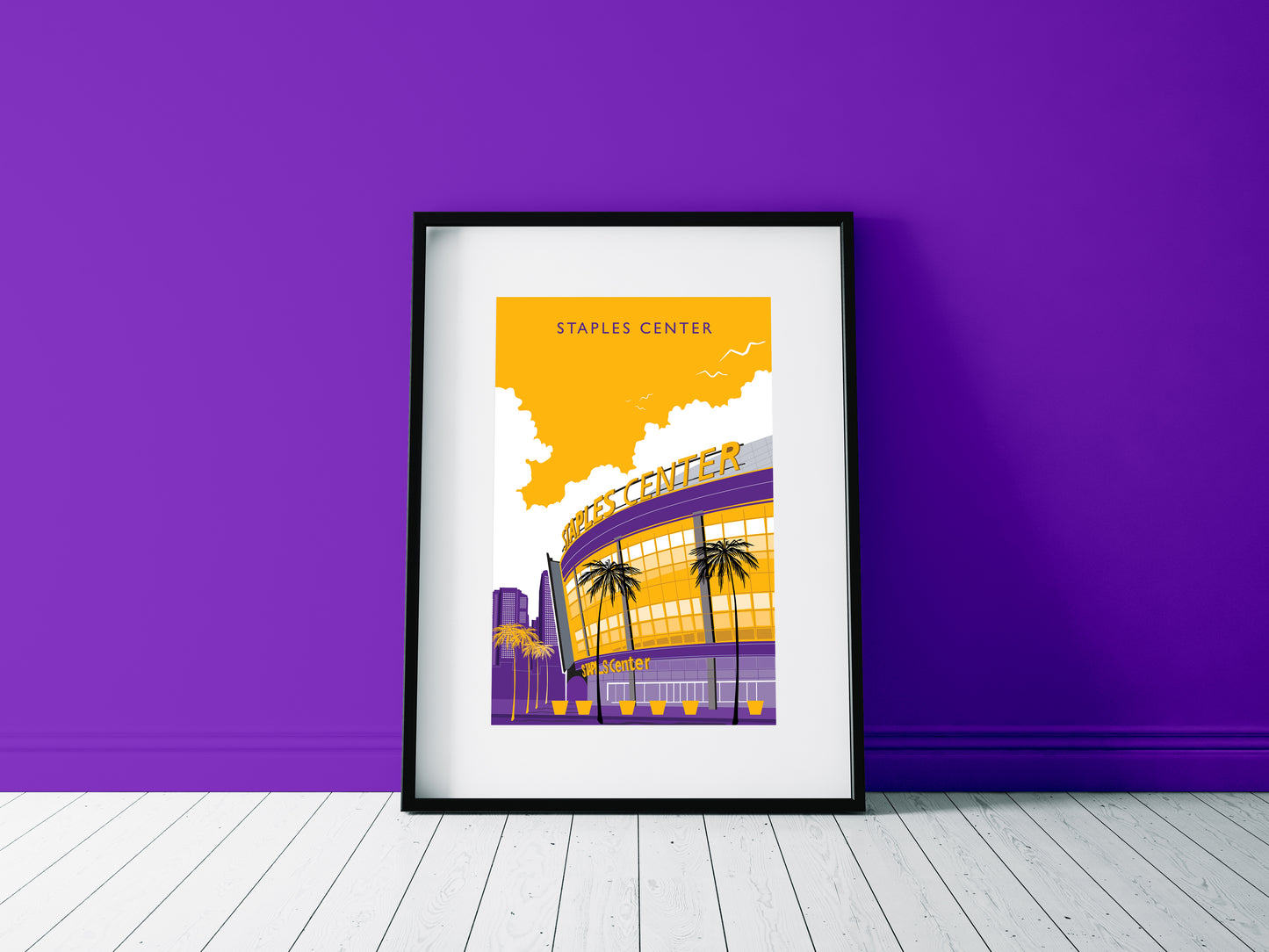 The Staples Center dbl.drbbl A3 Graphic Print
