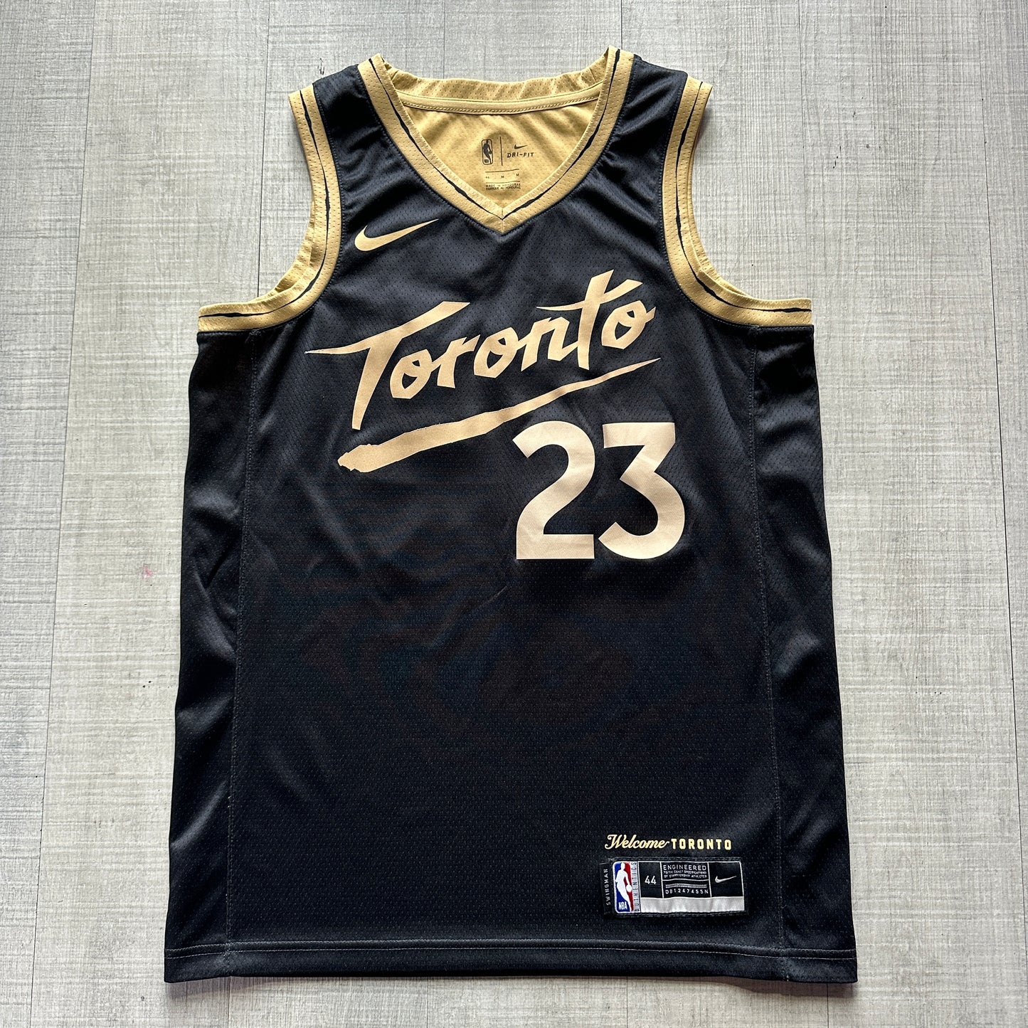 Fred VanVleet Toronto Raptors City Edition Nike Jersey
