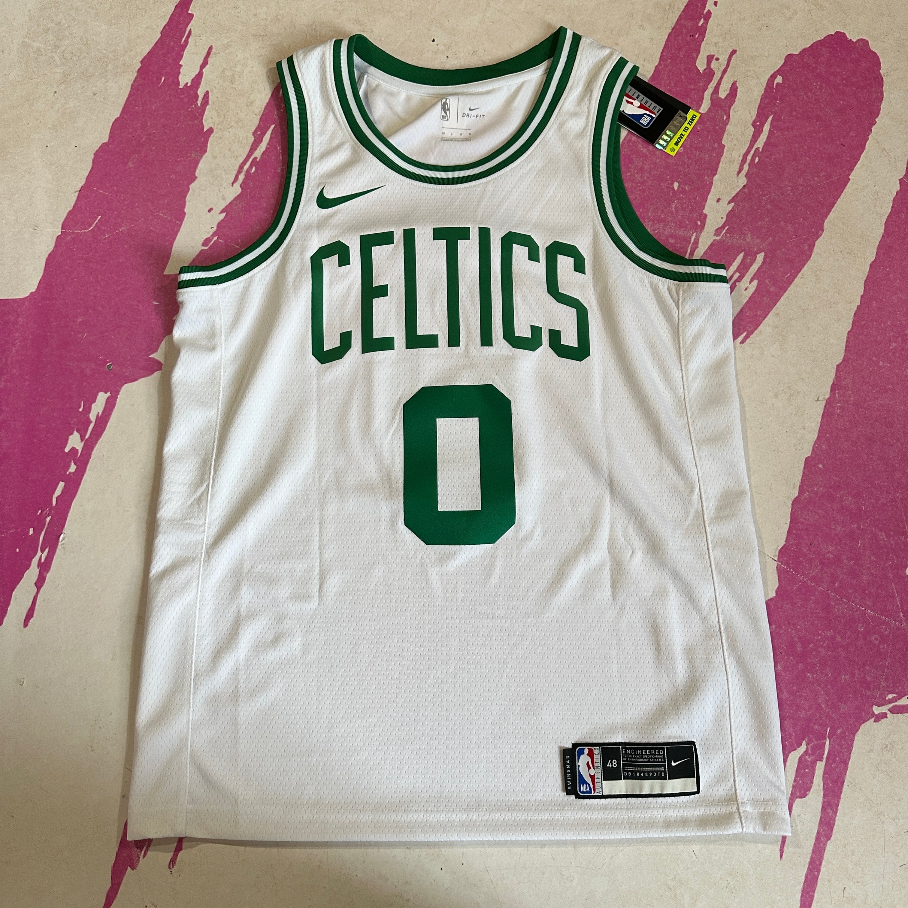 Boston Celtics Statement Edition Jordan Dri-FIT NBA Swingman Jersey.