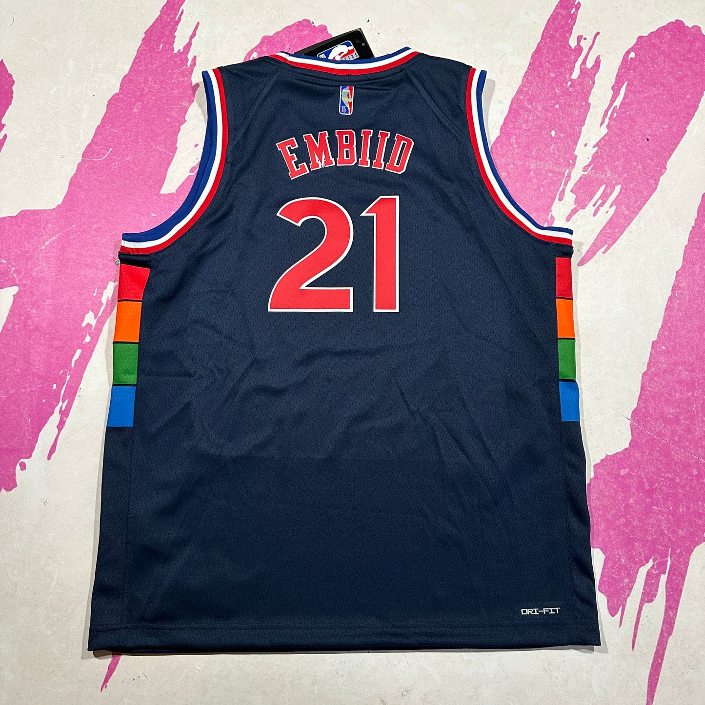 Joel Embiid Philadelphia 76ers Nike Kids Jersey