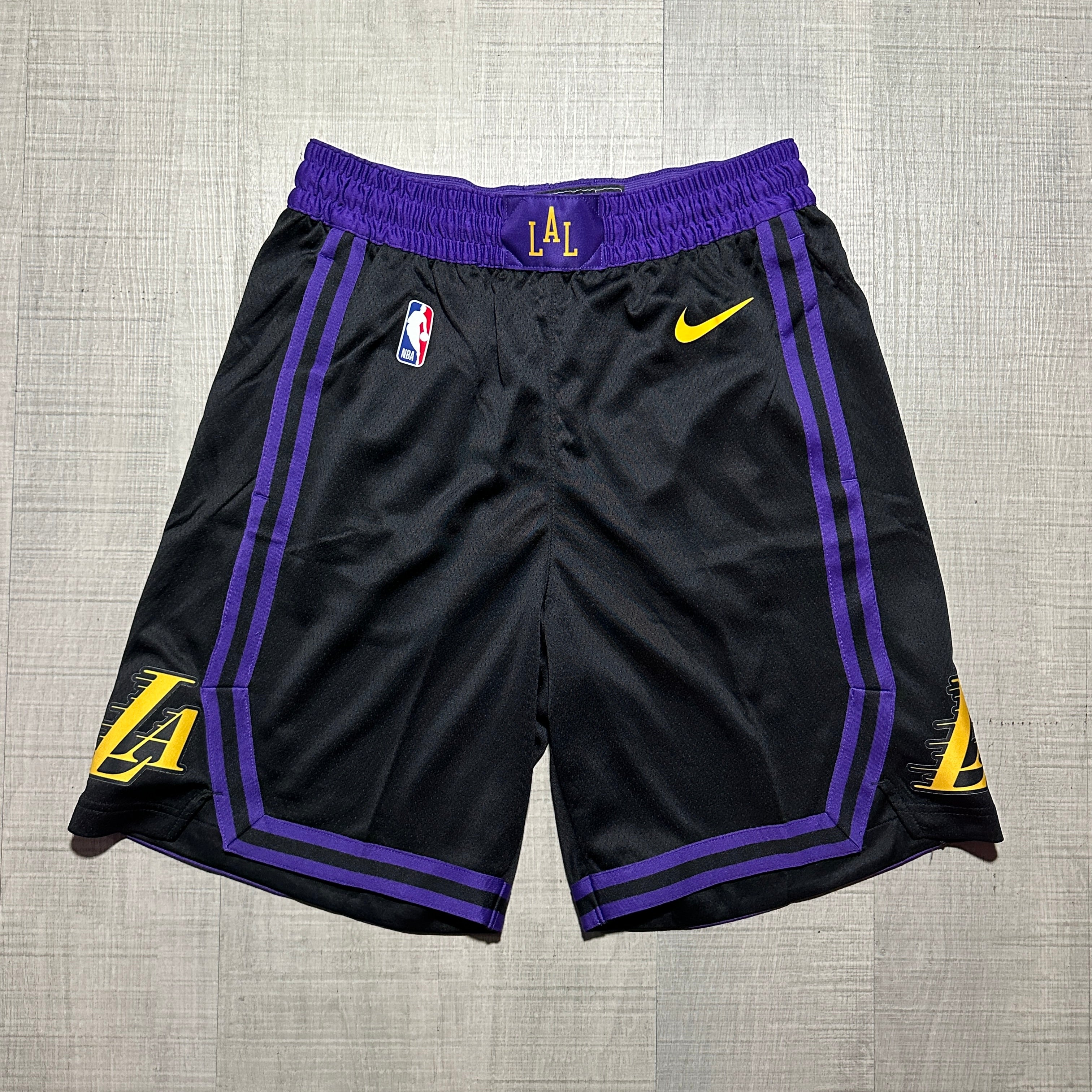 Nike lakers city sale edition shorts