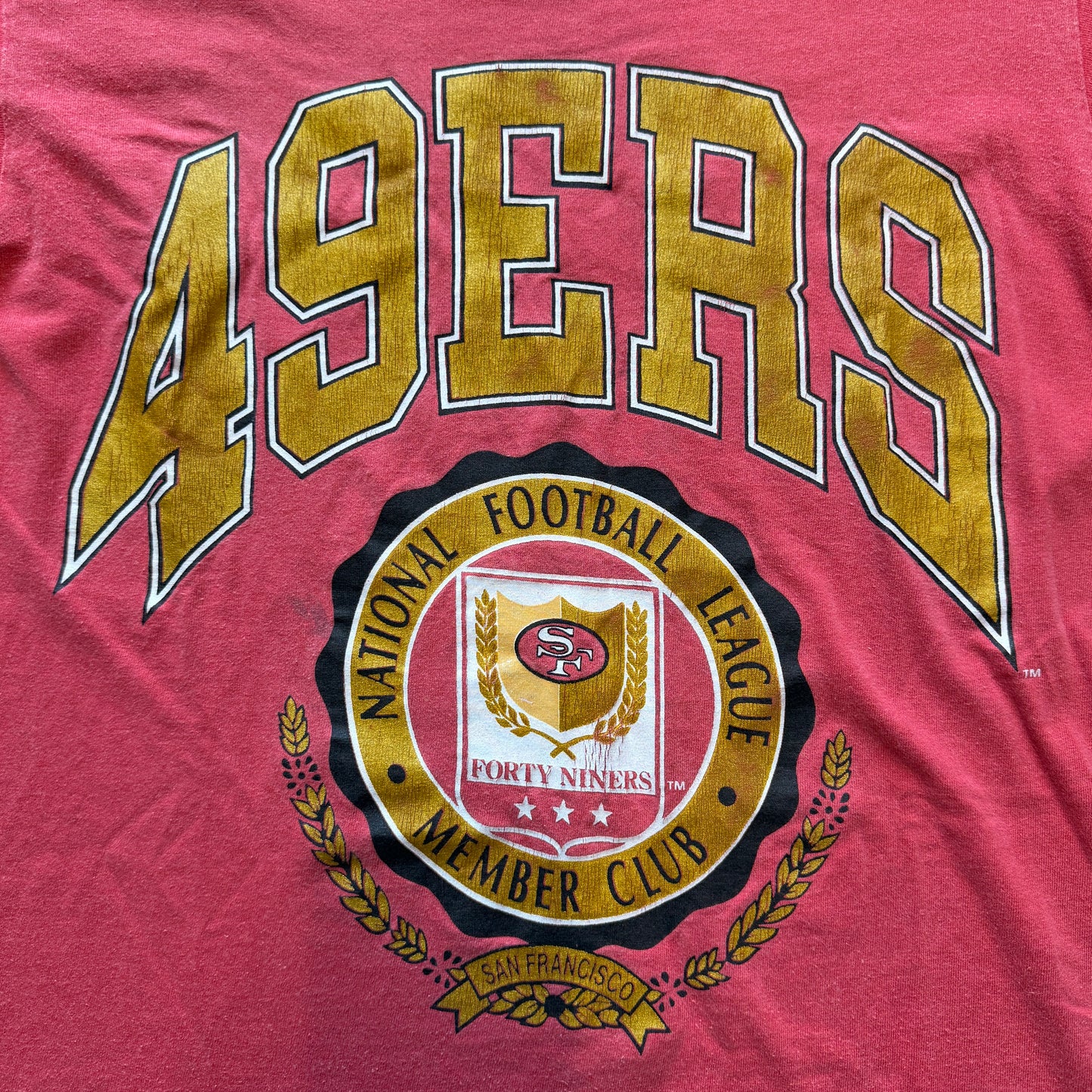 San Francisco 49ers Big Logo Nutmeg Tee