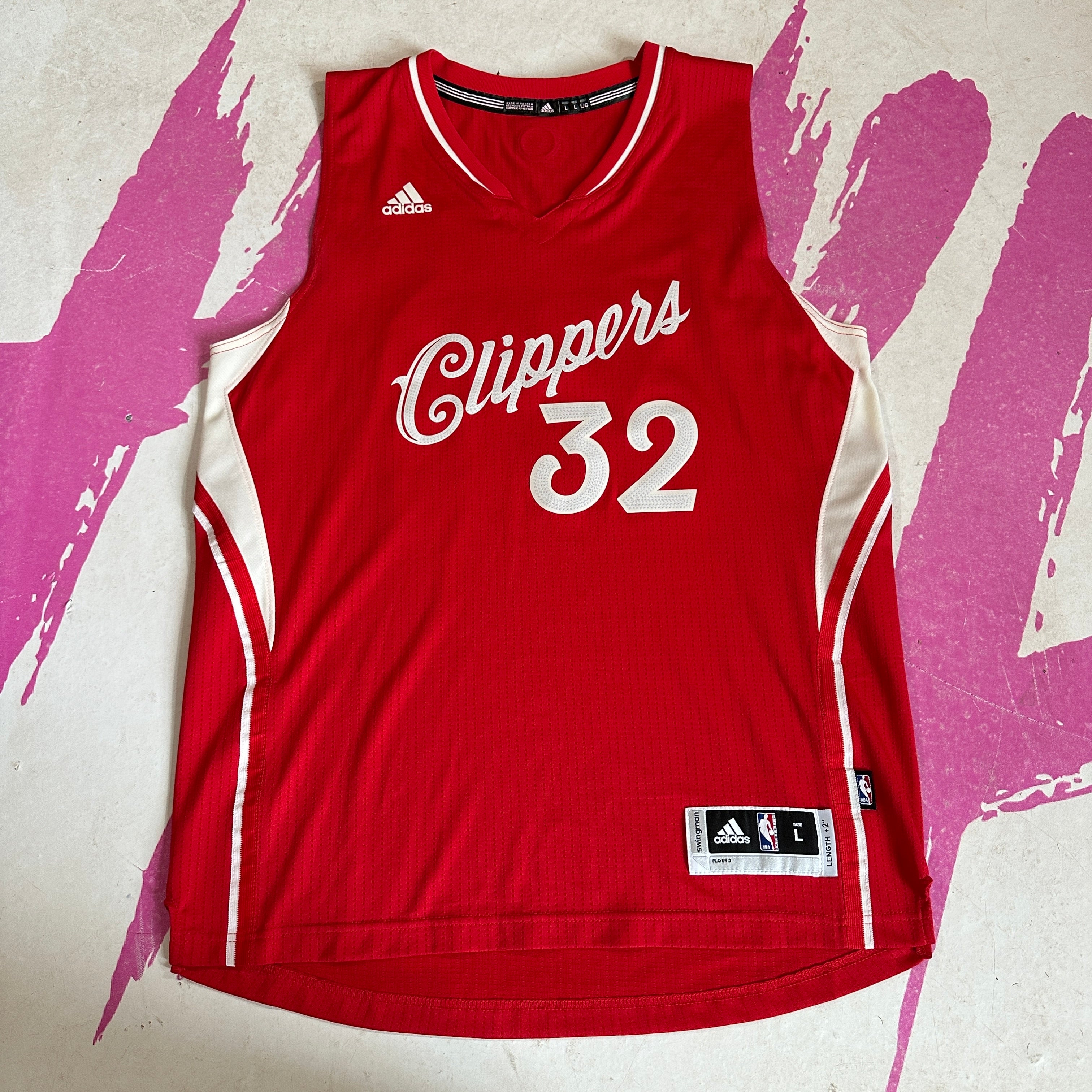 Blake Griffin 32 LA Clippers Authentic NBA Adidas Swingman 