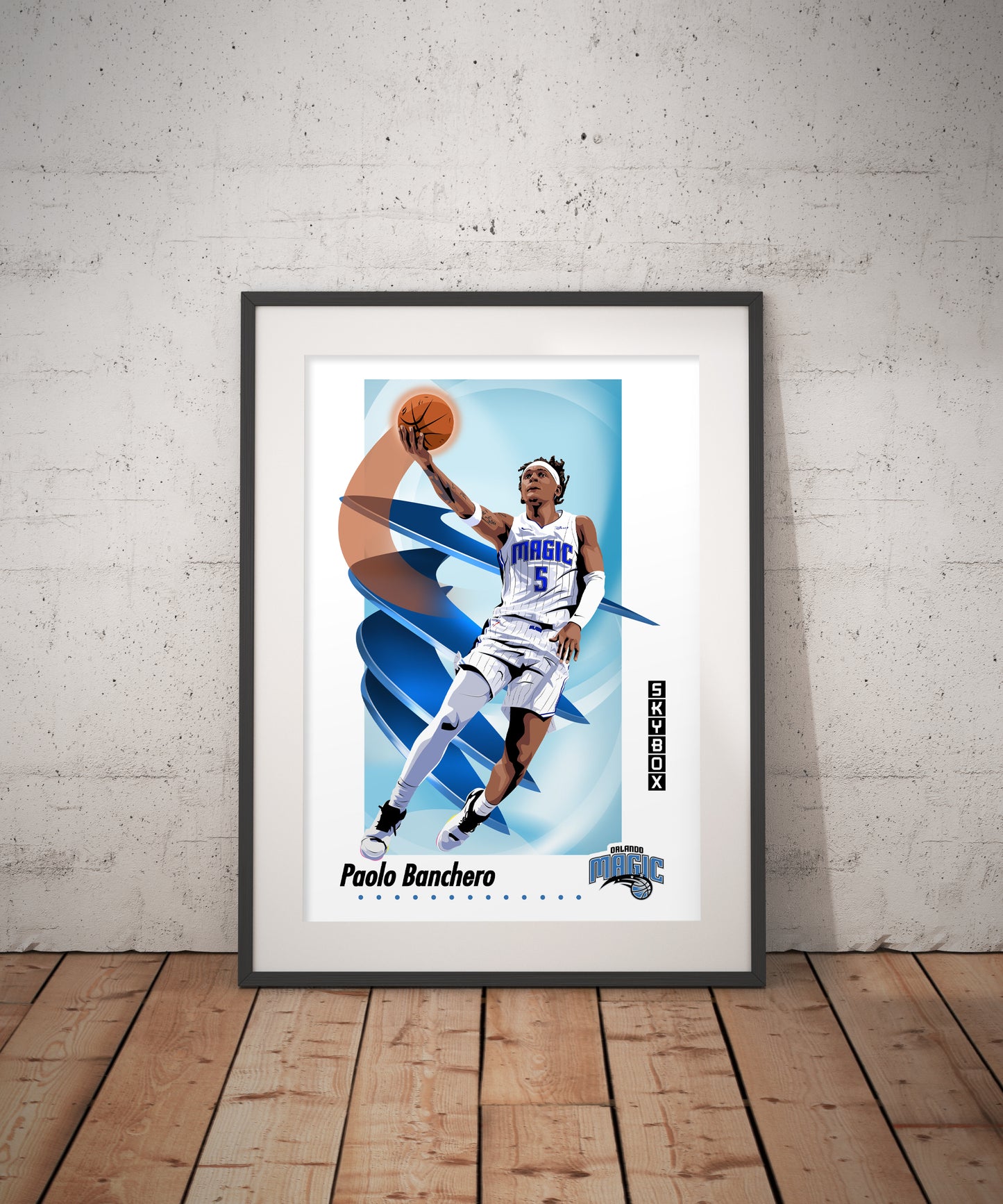 dbl.drbbl Paulo Banchero Orlando Magic Skybox A3 Graphic Print