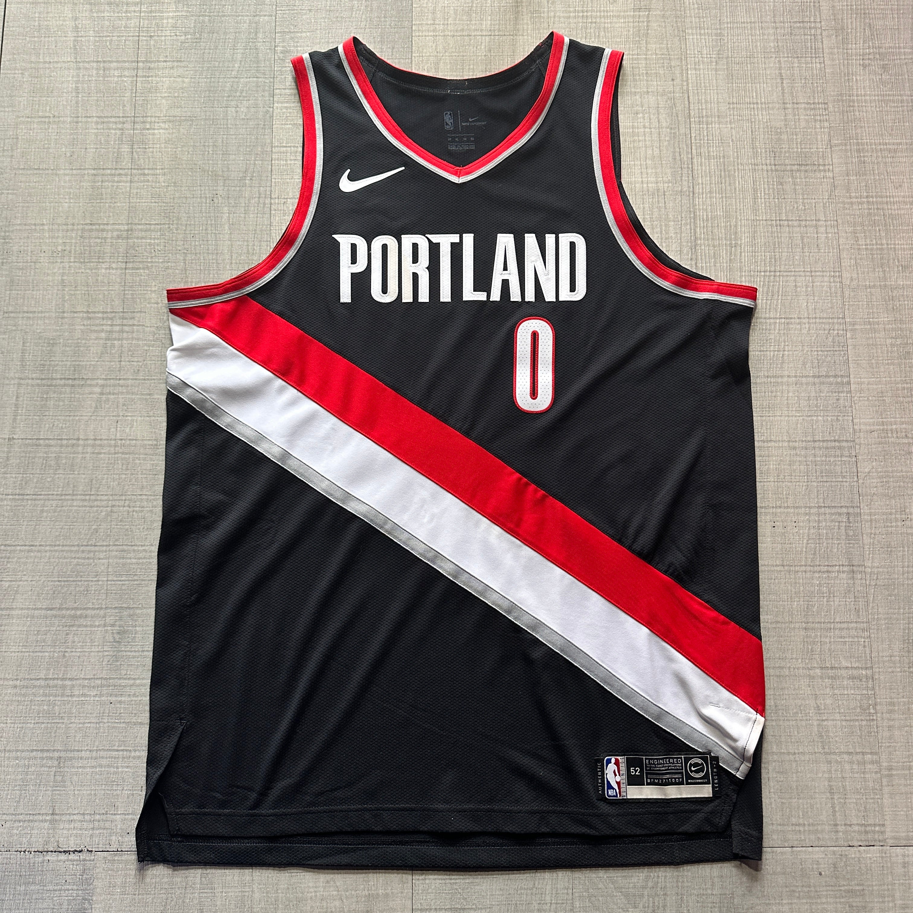 Damian Lillard Portland Trail Blazers Authentic Icon Edition Nike Jers Hoopin N Lootin