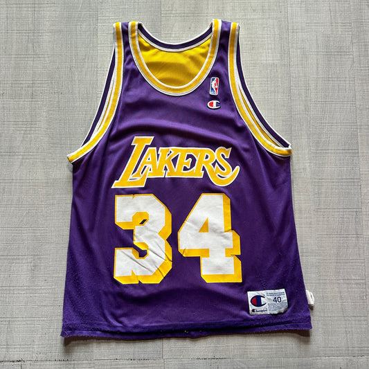 Shaquille O’Neal LA Lakers Reversible Champion Jersey