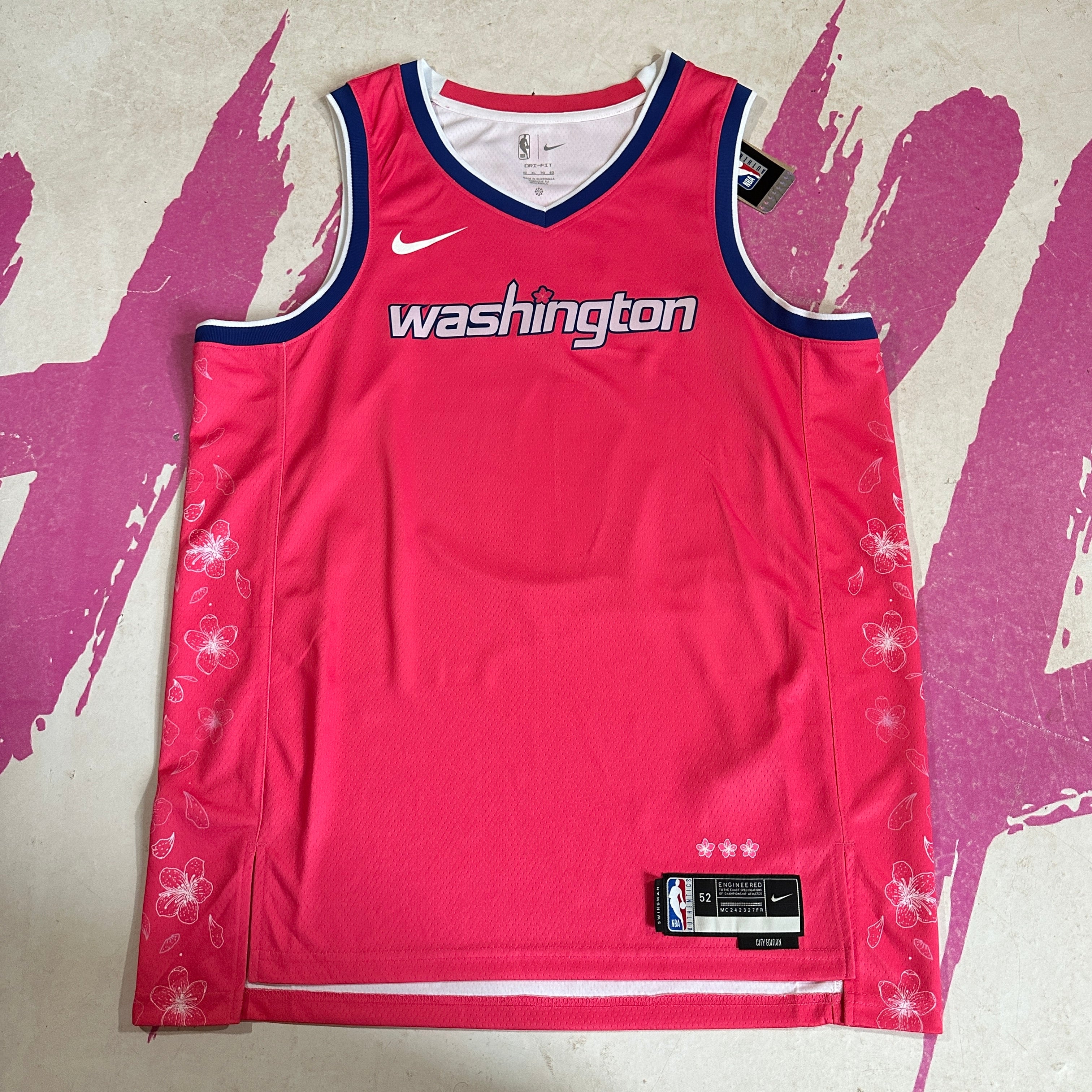 Washington Wizards Nike City Edition Swingman Jersey 22 - Pink