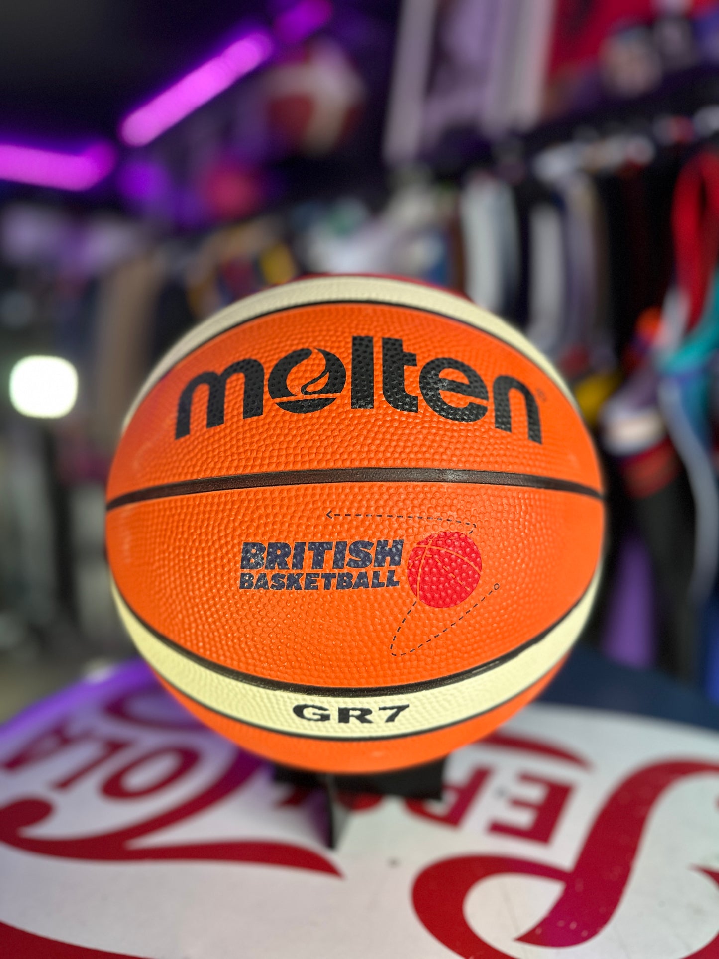 Official British Basketball Molten Size 7 Basketball