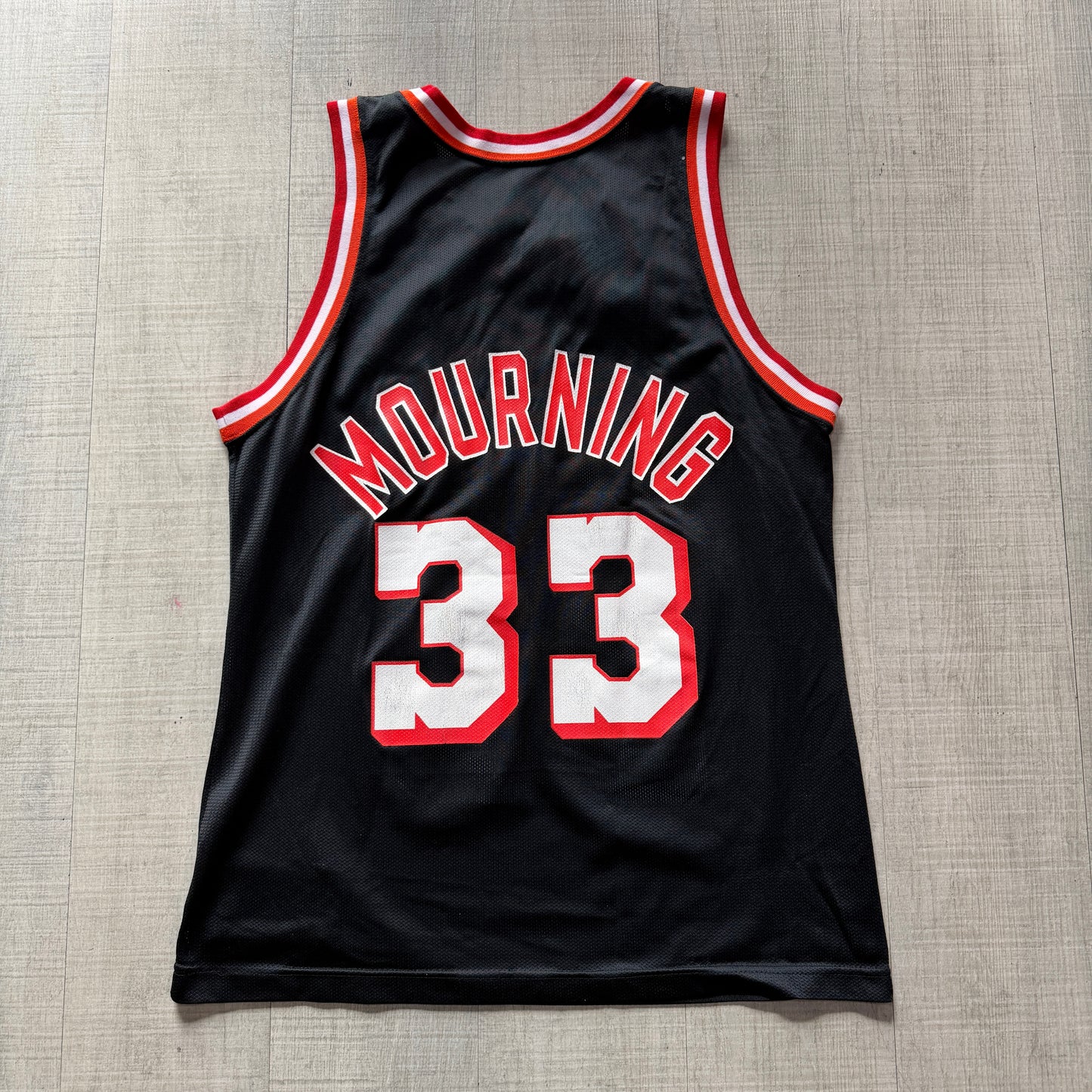 Alonzo Mourning Miami Heat Champion Jersey