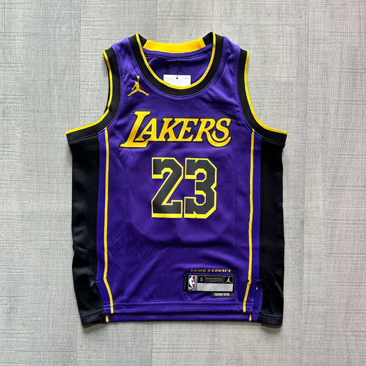 LeBron James LA Lakers Statement Edition Nike Kids Jersey