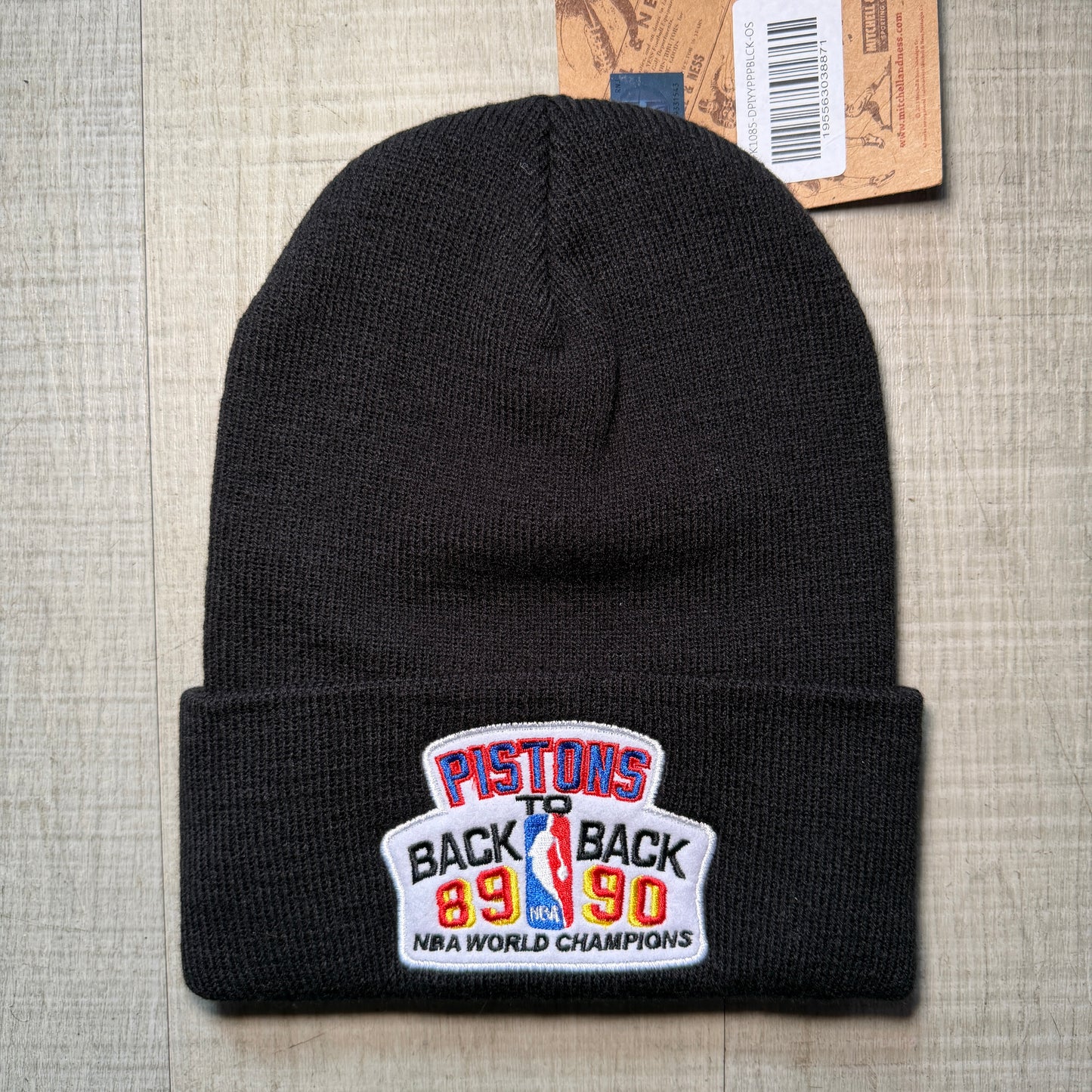 Detroit Pistons Mitchell & Ness Beanie
