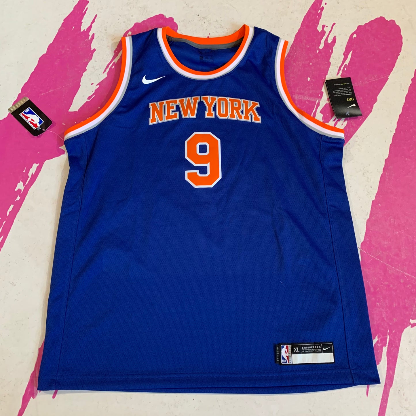 RJ Barrett New York Knicks Icon Edition Nike Kids Jersey