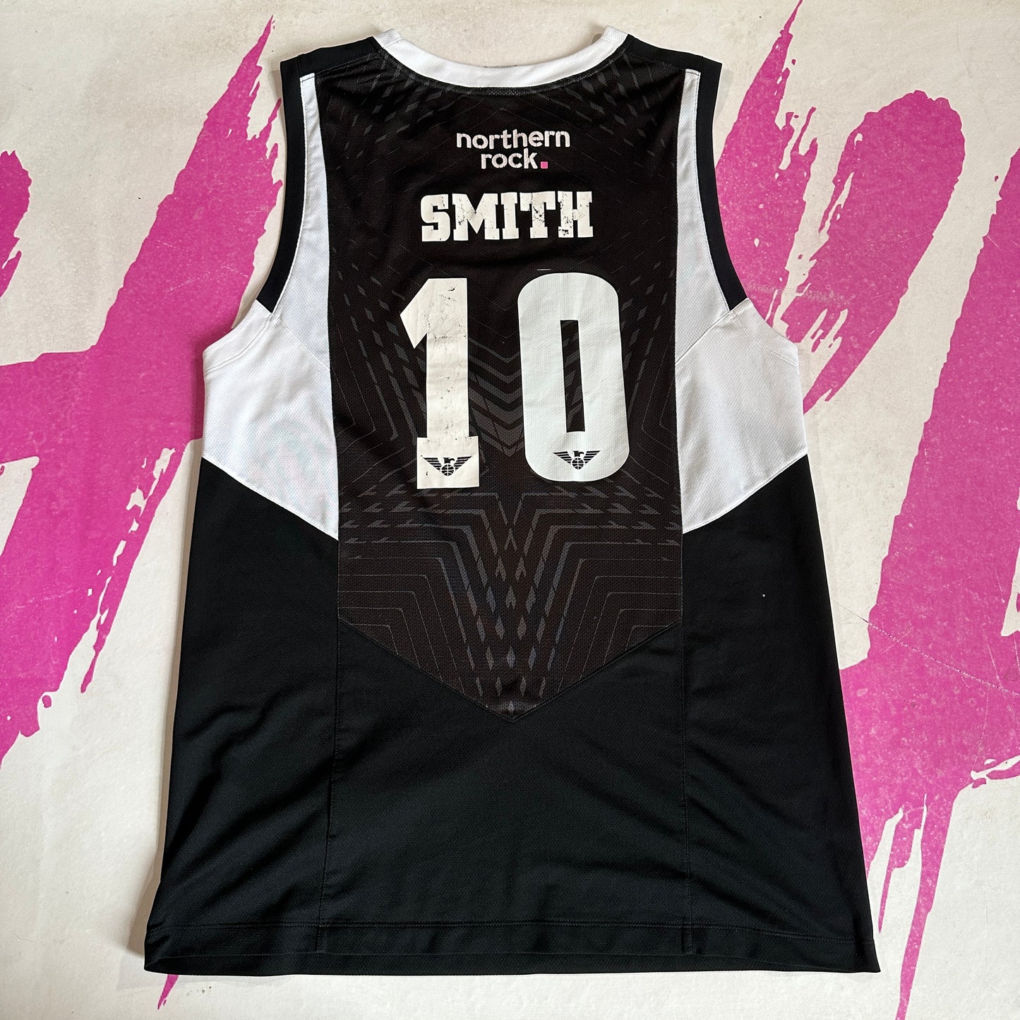 Charles Smith Newcastle Eagles BBL Gameworn Nike Jersey