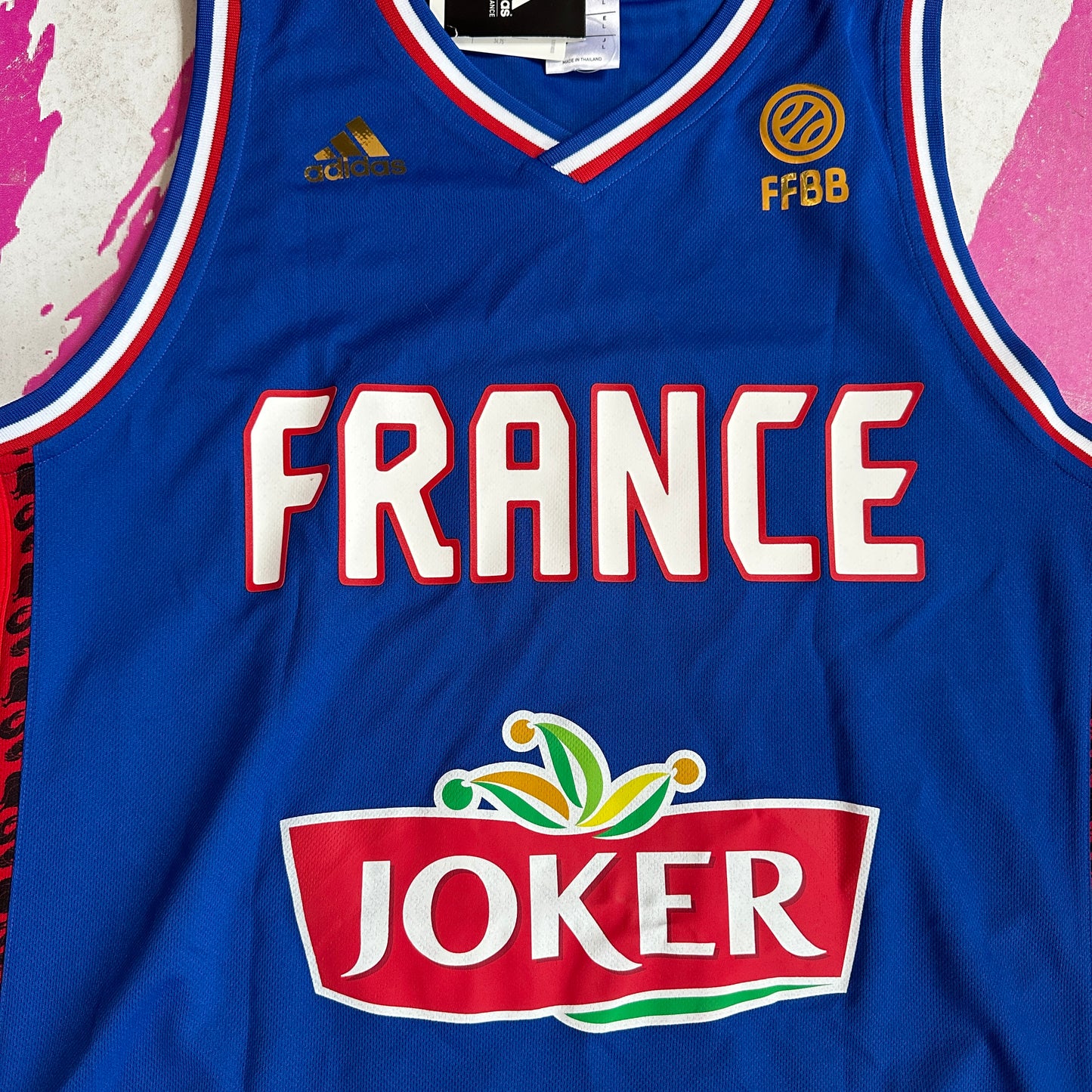 Tony Parker France National Team FIBA Adidas Jersey