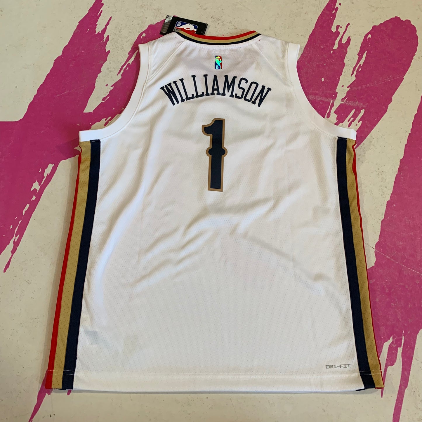 Zion Williamson New Orleans Pelicans Mixtape Edition Nike Kids Jersey