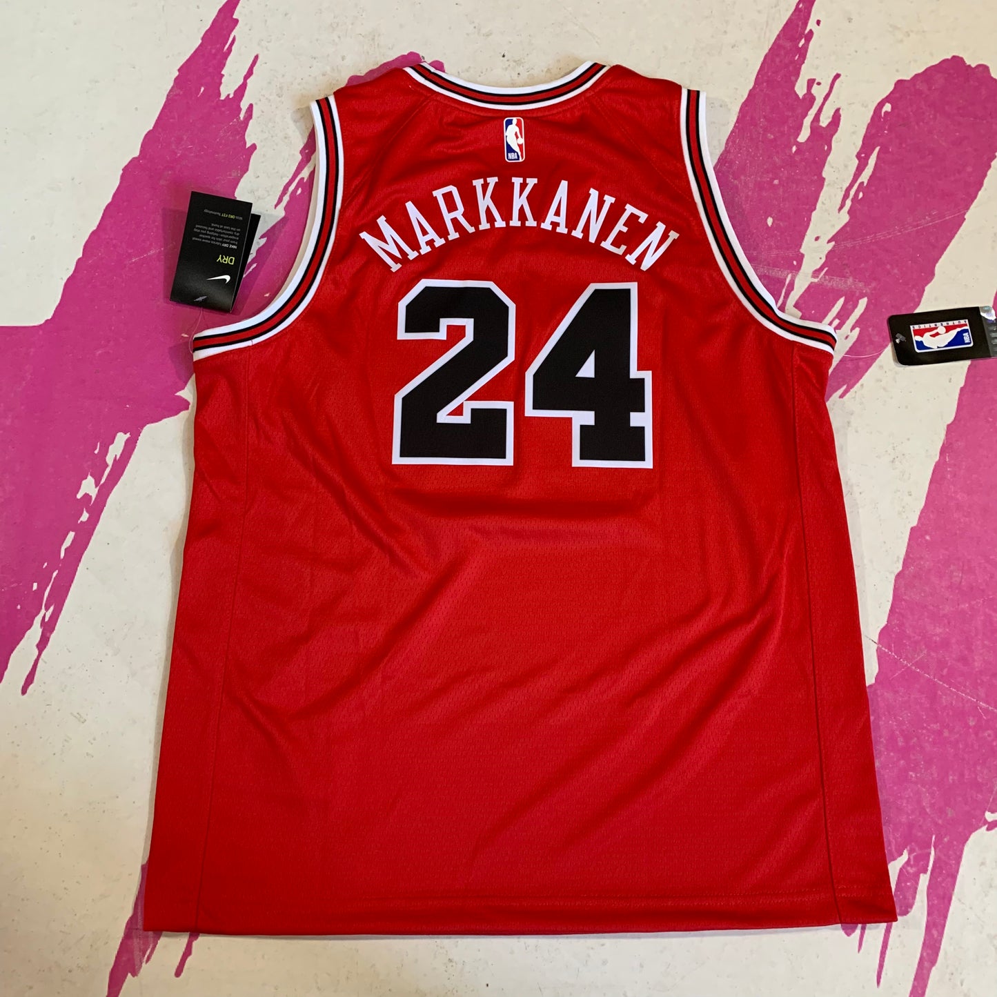 Lauri Markkanen Chicago Bulls Icon Edition Nike Kids Jersey