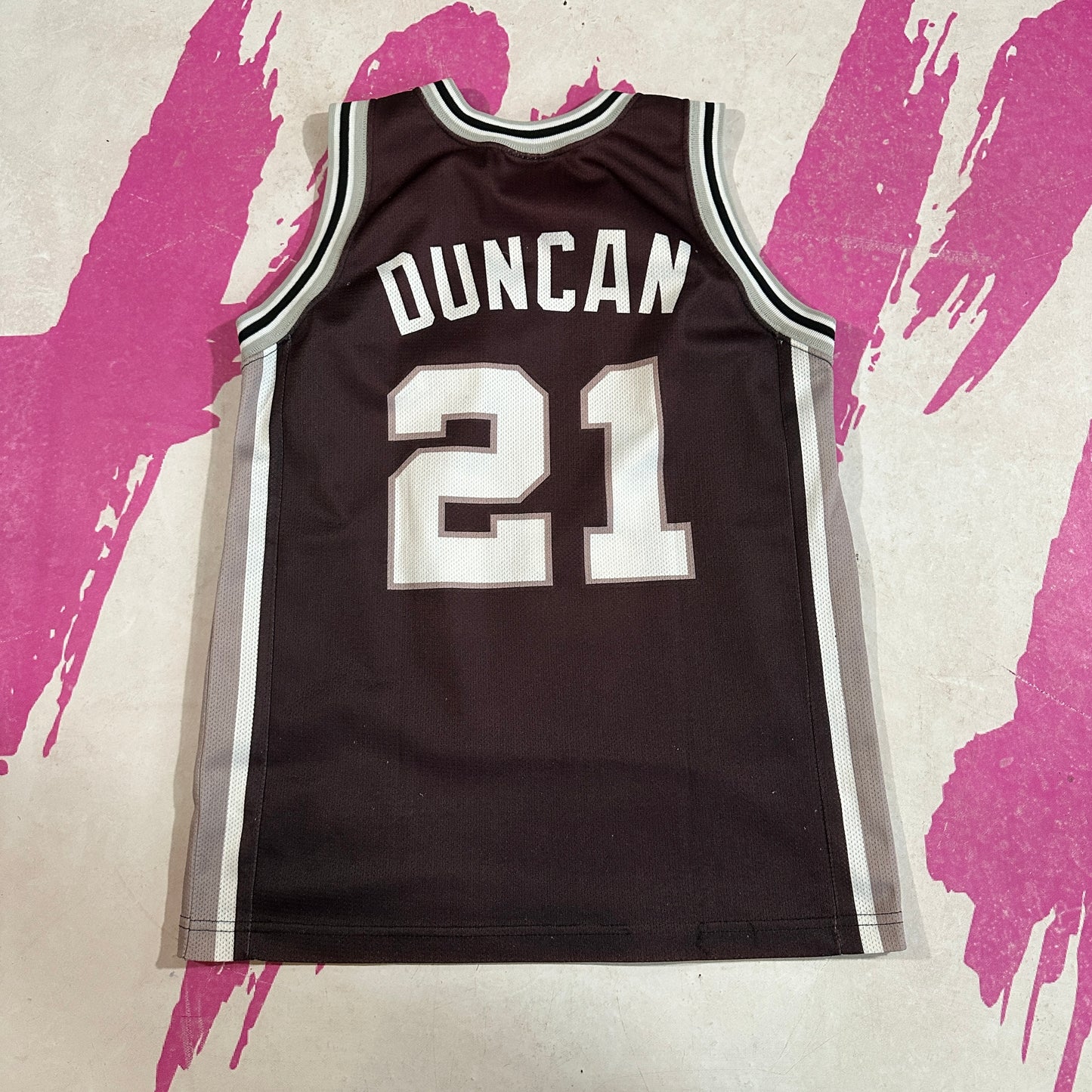 Tim Duncan San Antonio Spurs Champion Kids Jersey