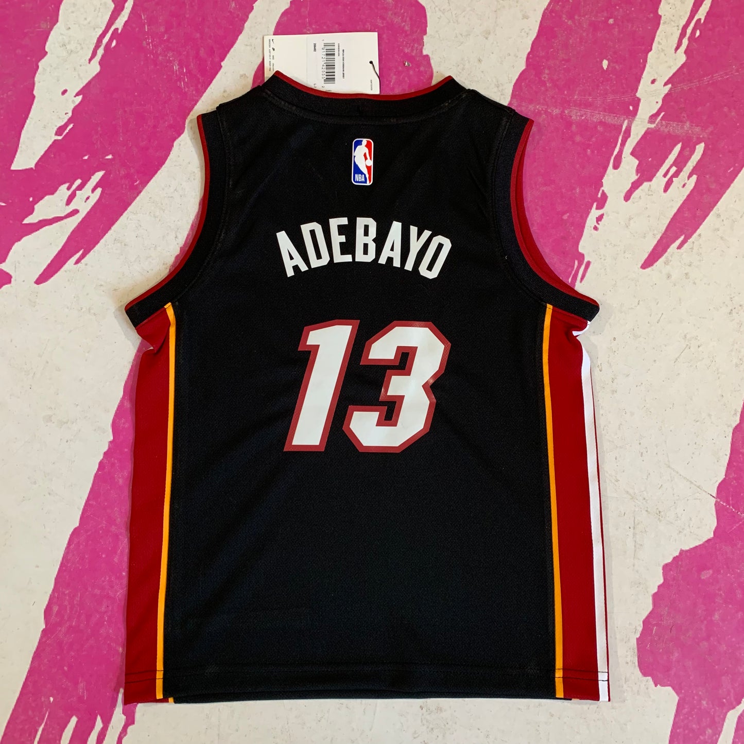 Bam Adebayo Miami Heat Icon Edition Nike Kids Jersey